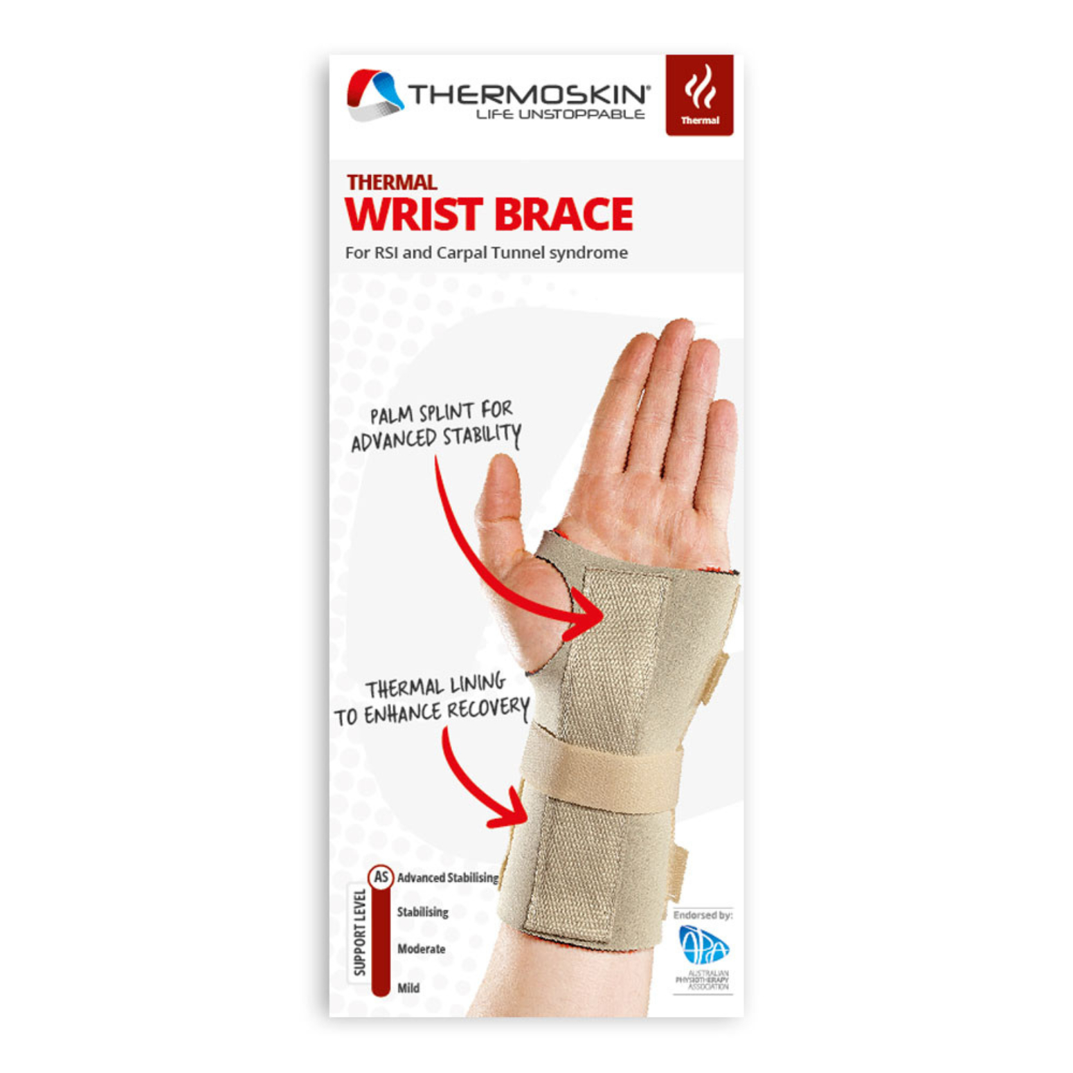 Thermoskin Thermal Wrist Brace Right Medium - Image 2