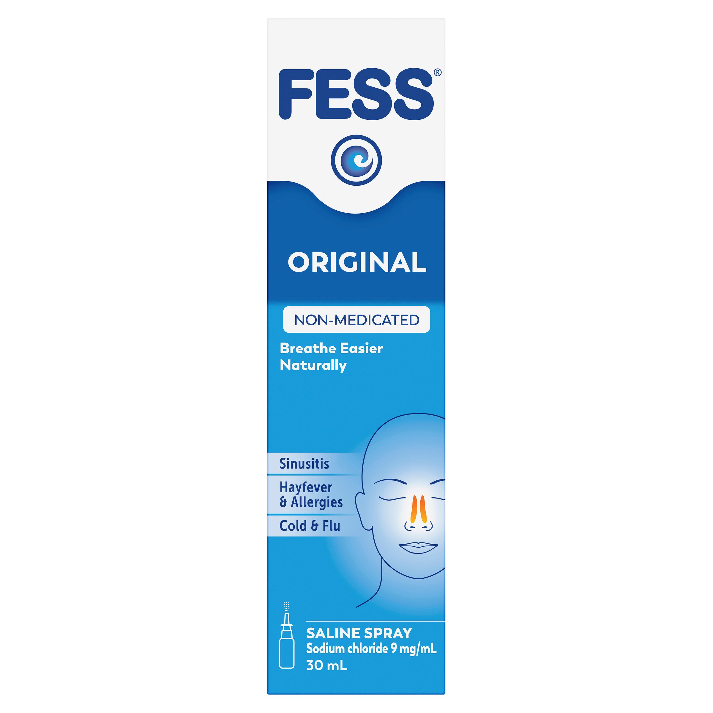 Fess Saline Nasal Spray 30ml - Image 1