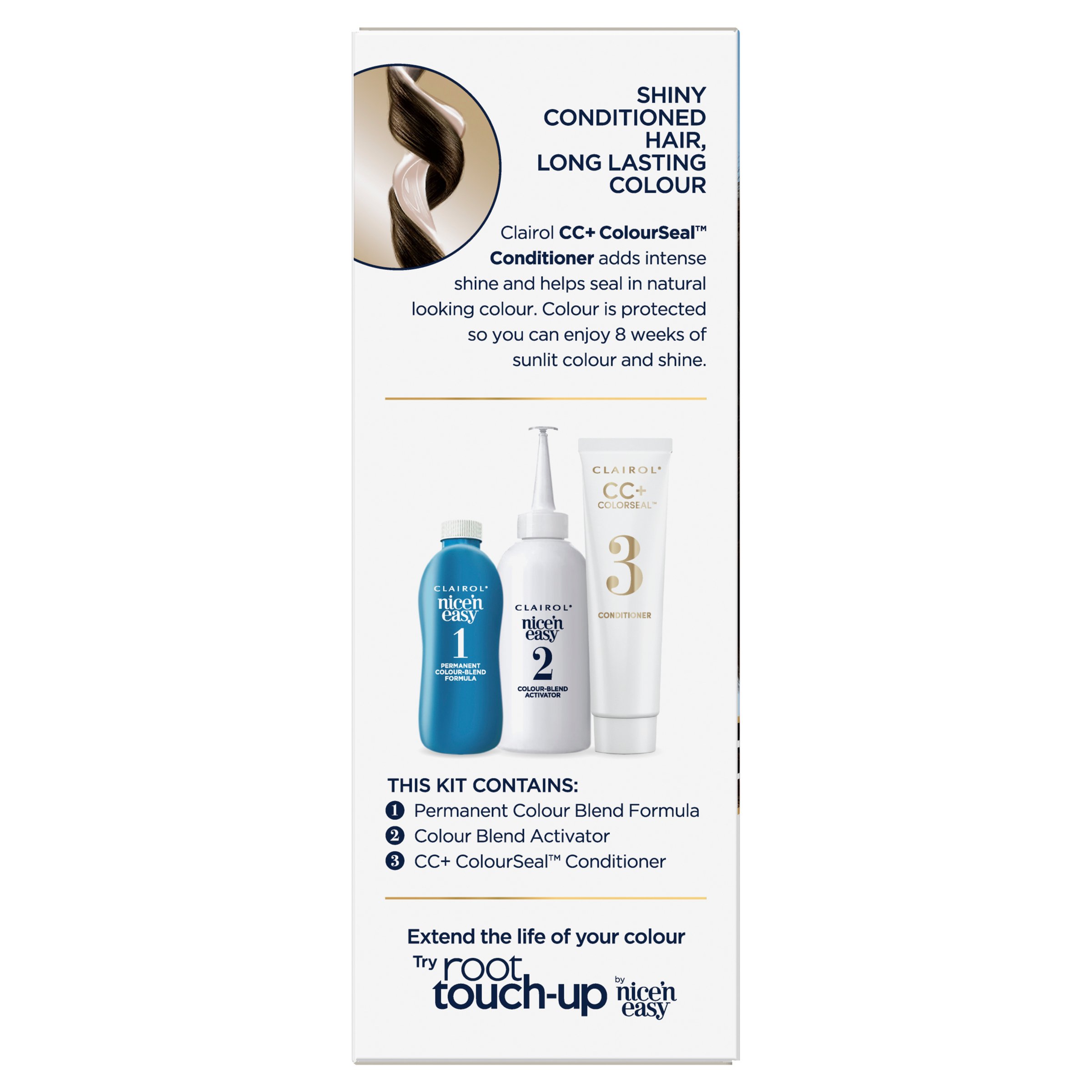 Clairol Nice'n Easy 3.5 Natural Darkest Brown 1 pack - Image 3