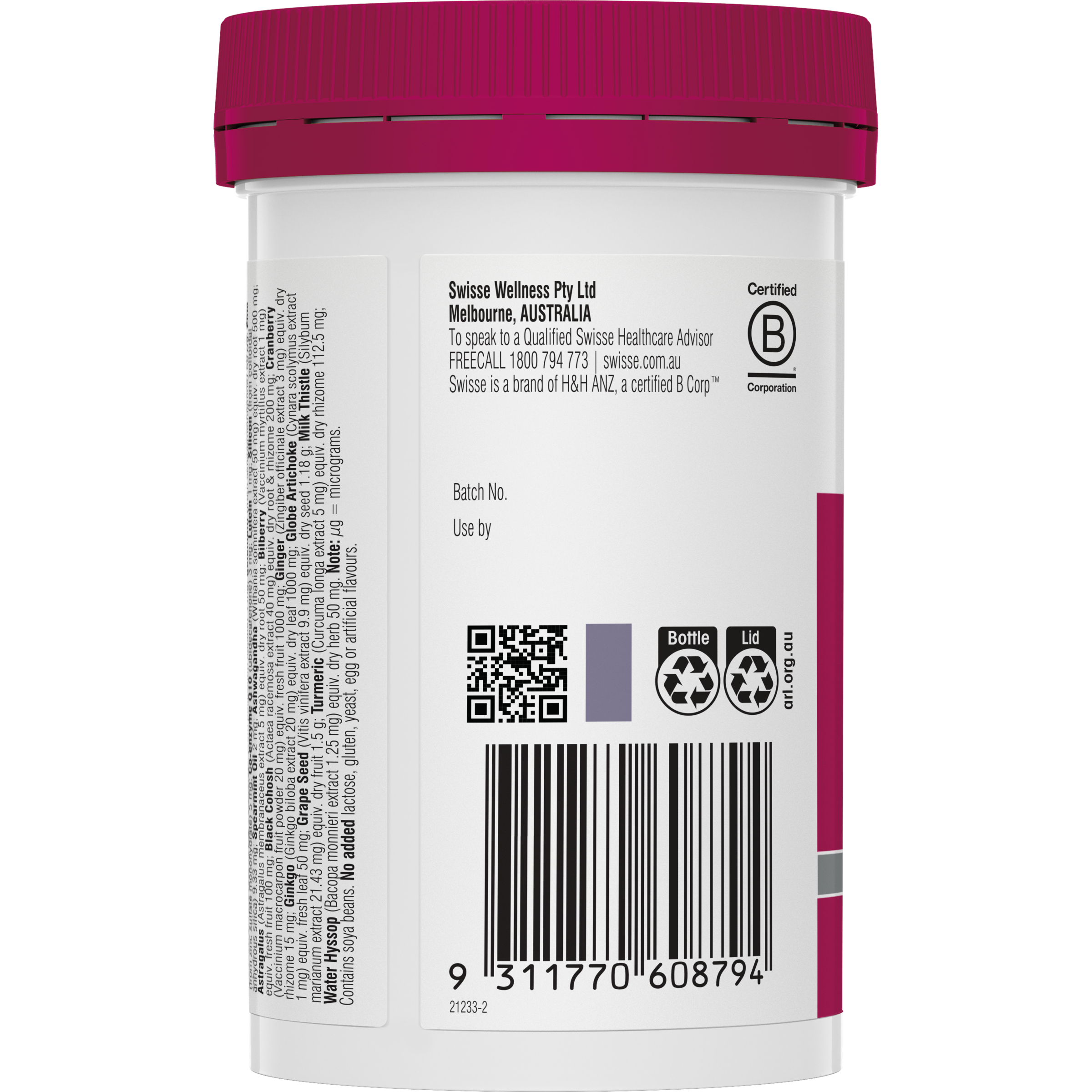 Swisse Ultivite Women's 50 + Multivitamin 90 tablets - Image 3