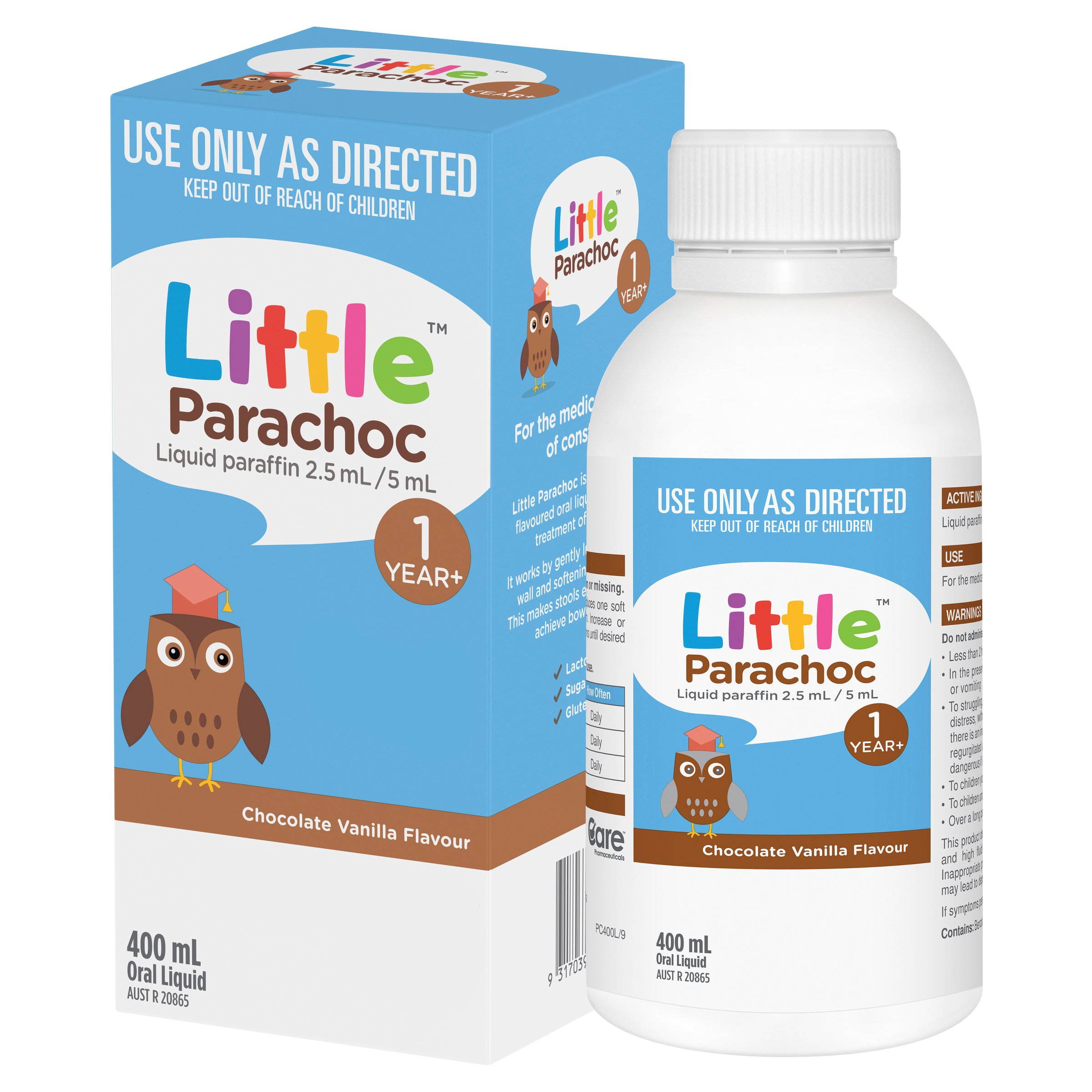 Parachoc Children Emulsion Oral Liquid Chocolate Vanilla Flavoured 400ml - Image 4