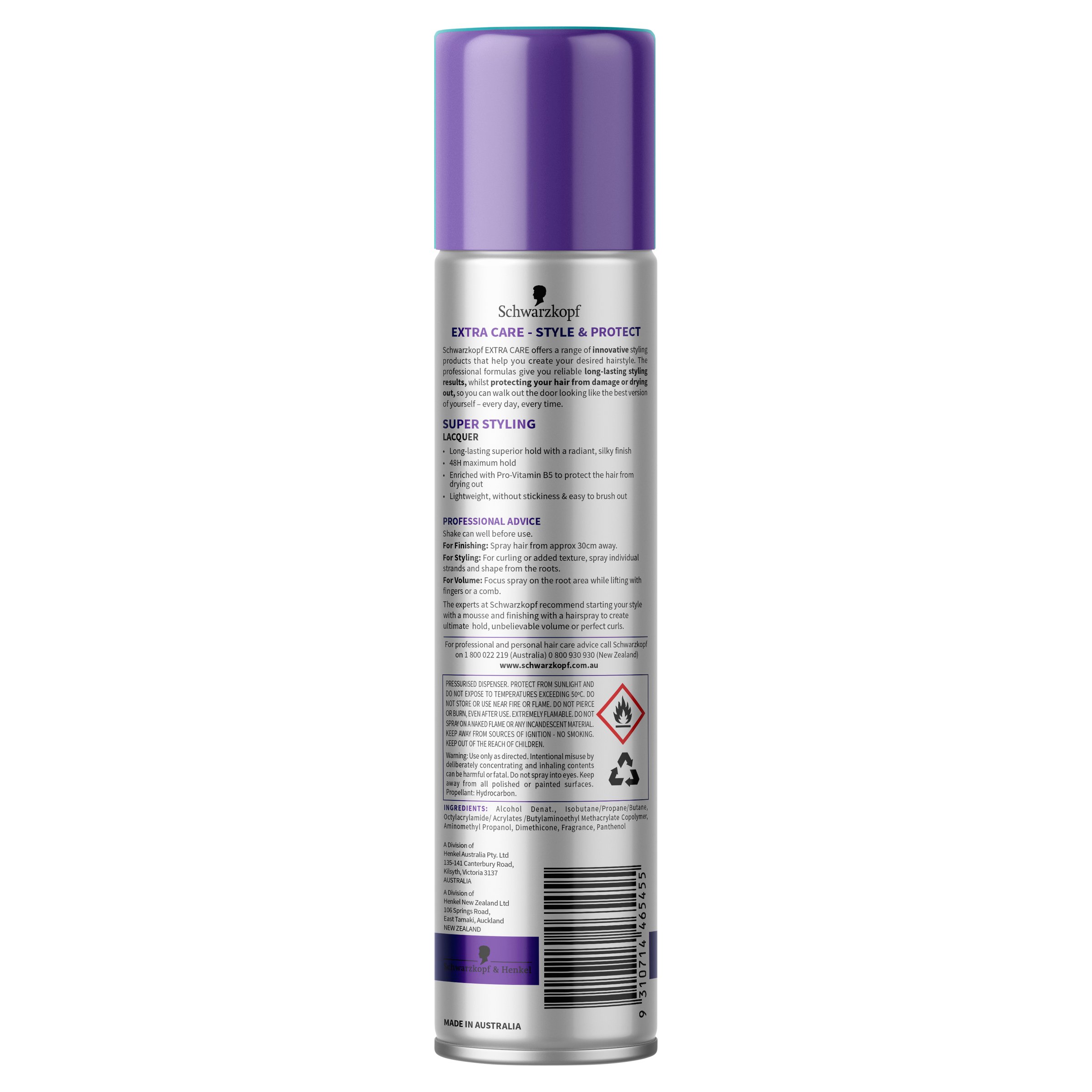 Schwarzkopf Extra Care Super Styling Lacquer 100g - Image 2