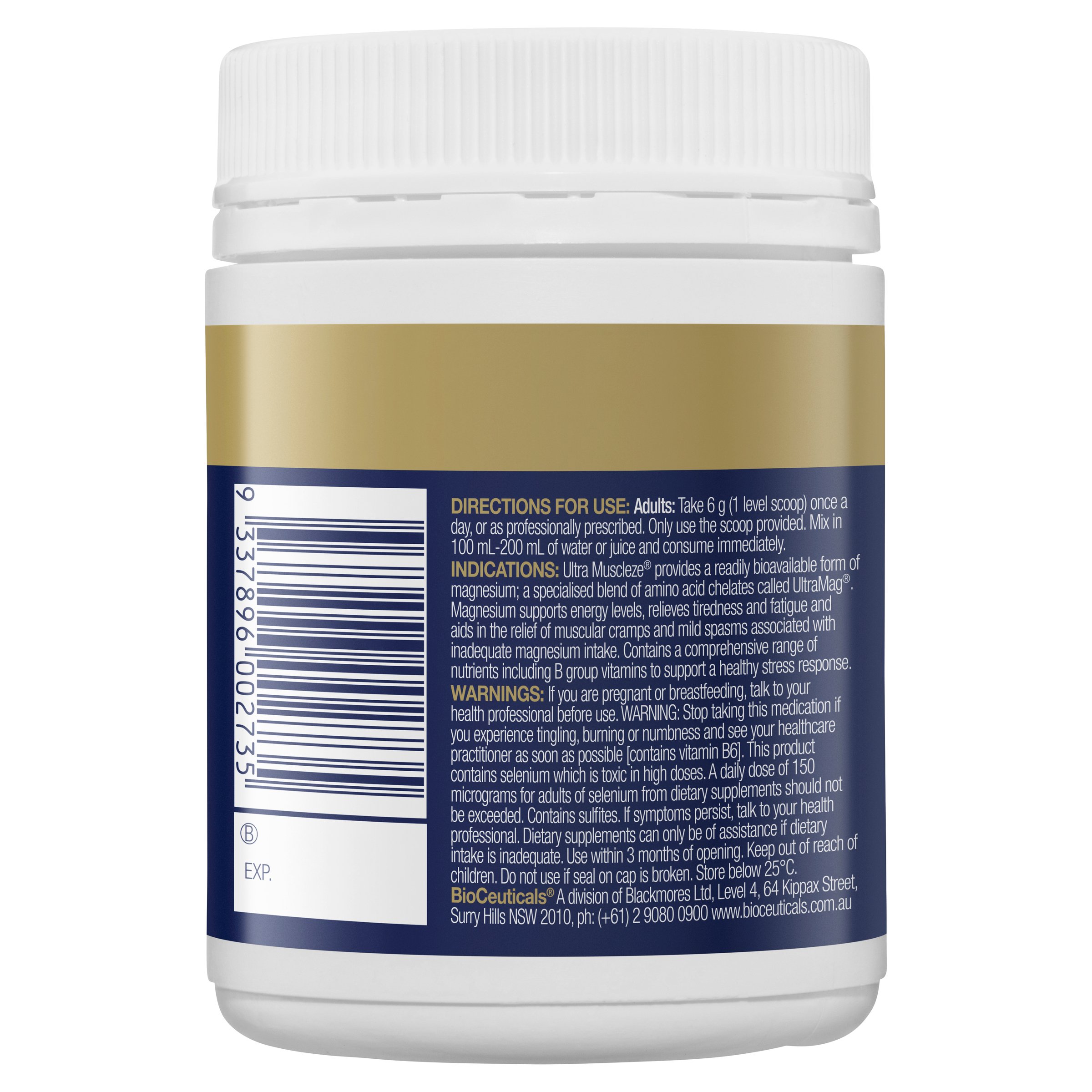 BioCeuticals Ultra Muscleze 180g - Image 3
