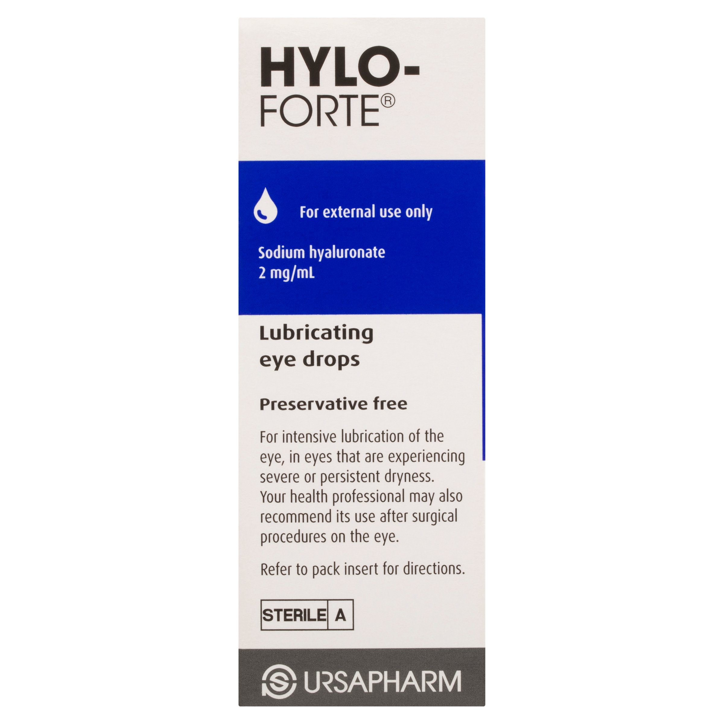 Hylo-Forte Lubricating Eye Drops 2mg/ml - 10ml - Image 3