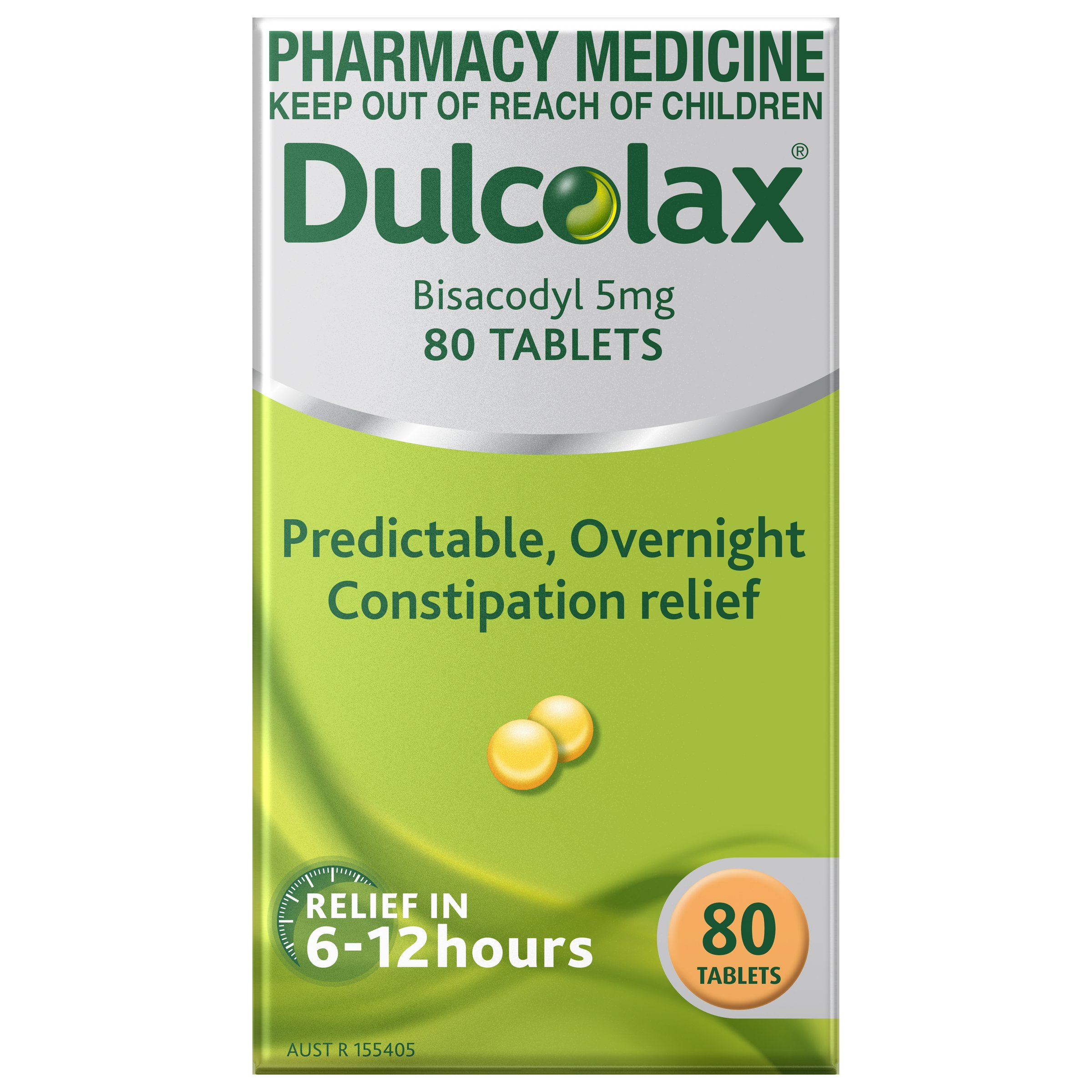 Dulcolax 5mg - 80 tablets - Image 1
