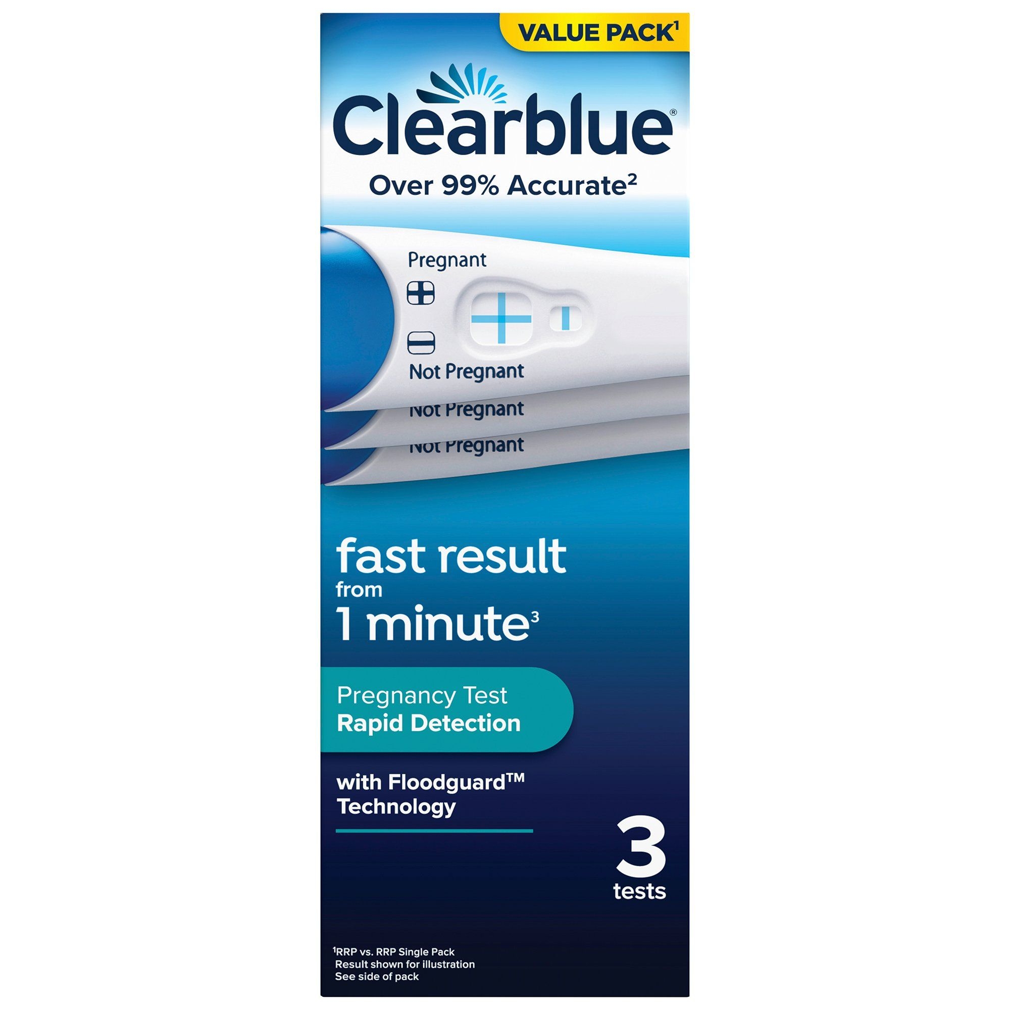 Clearblue Pregnancy Test Visual 3 pack - Image 1