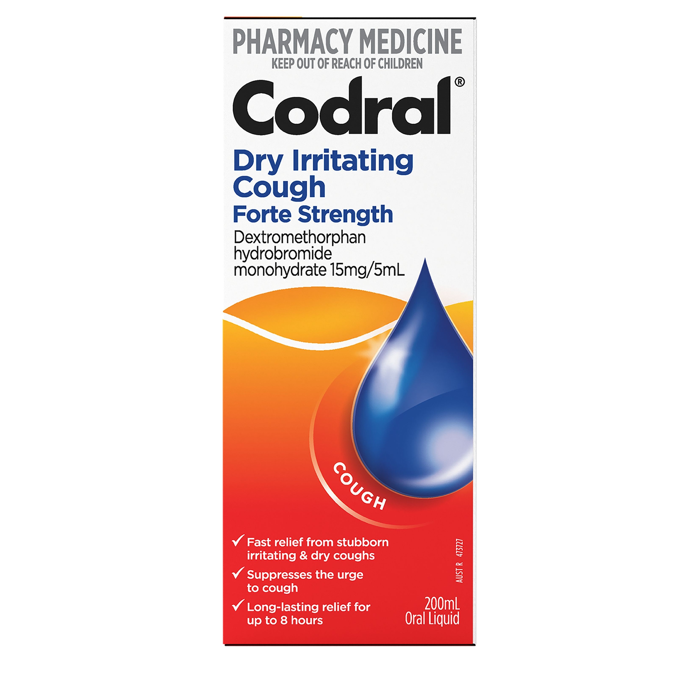 Codral Dry Irritating Cough Forte Strength 200ml - Image 3