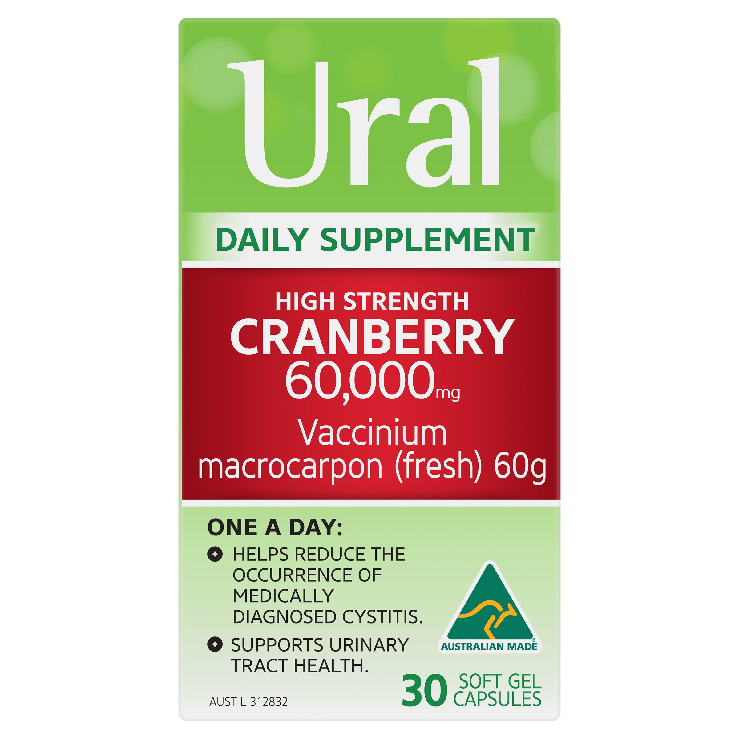 Ural Daily Cranberry 30 capsules - Image 1