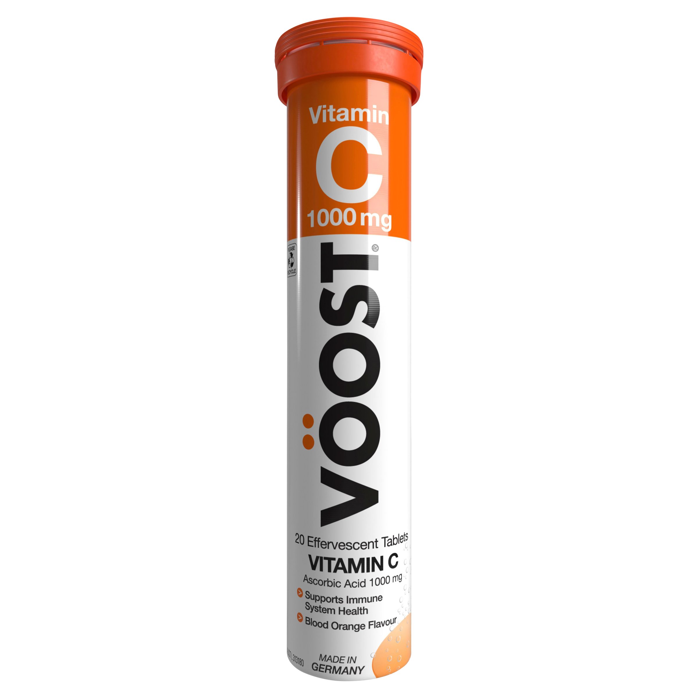 Voost Vitamin C Blood Orange Effervescent 20 tablets - Image 1