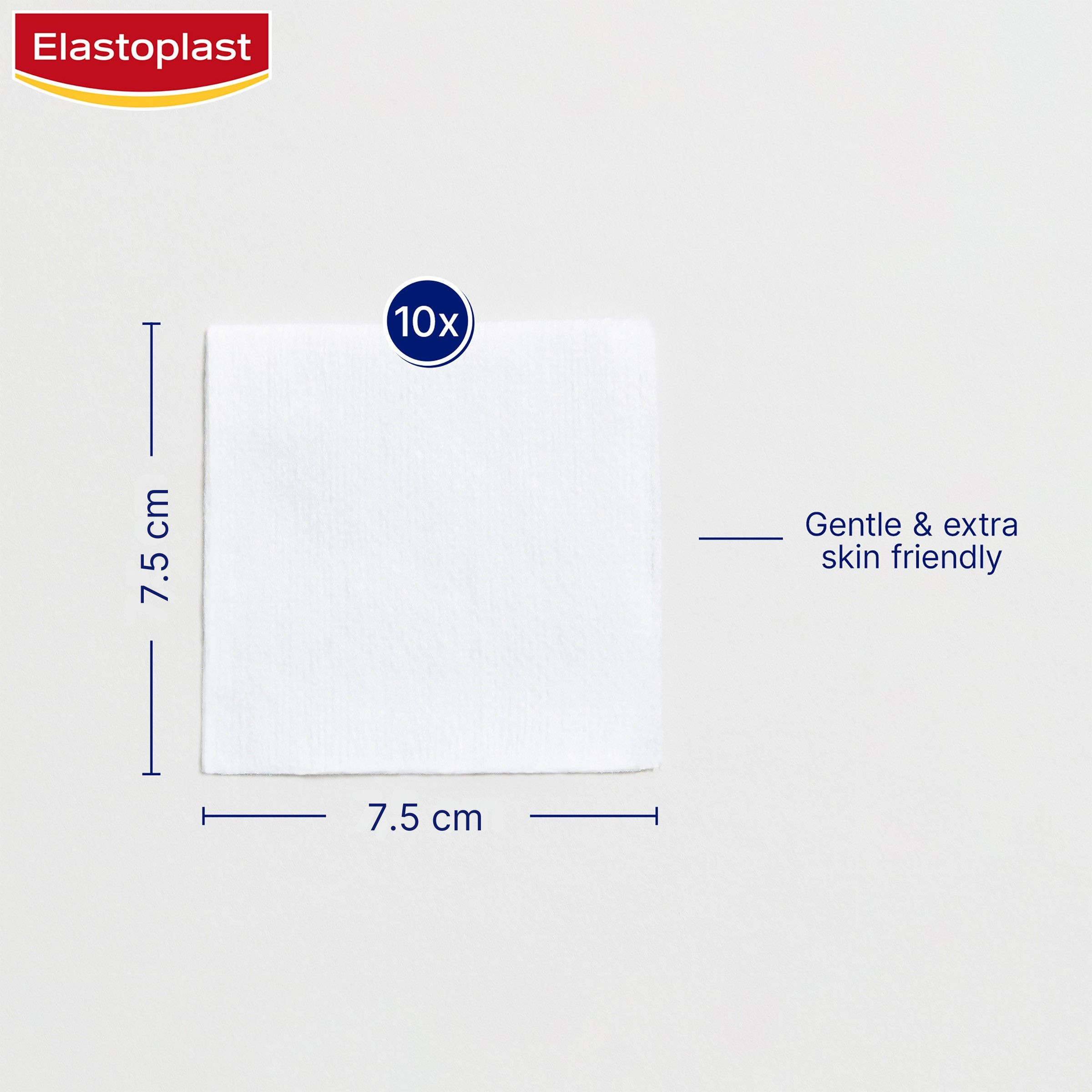 Elastoplast Soft Gauze Sterilized 7.5 X 7.5cm 10 - 1 each - Image 5