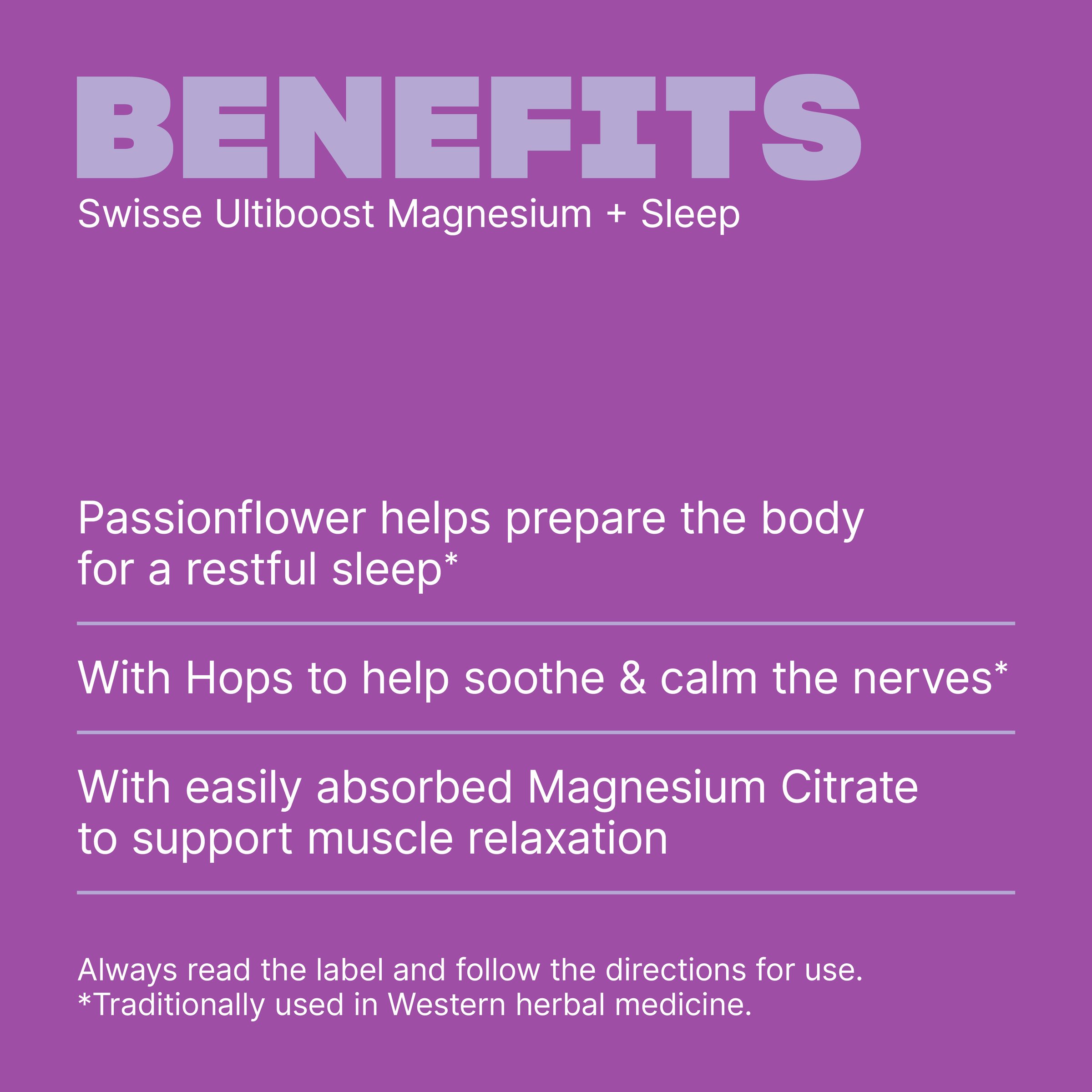 Swisse Ultiboost Magnesium + Sleep 100 tablets - Image 4