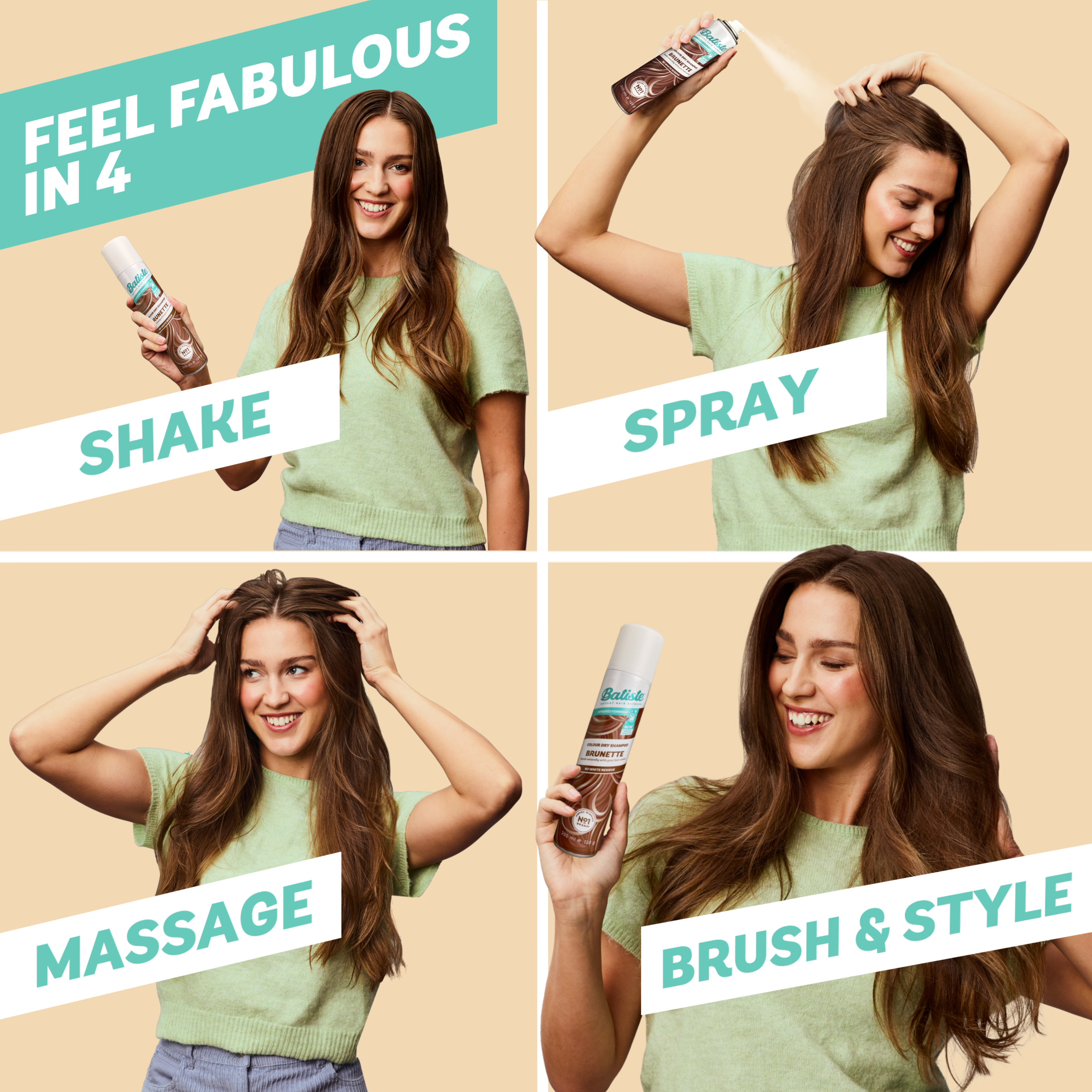 Batiste Dry Shampoo Brunette 350ml - Image 6