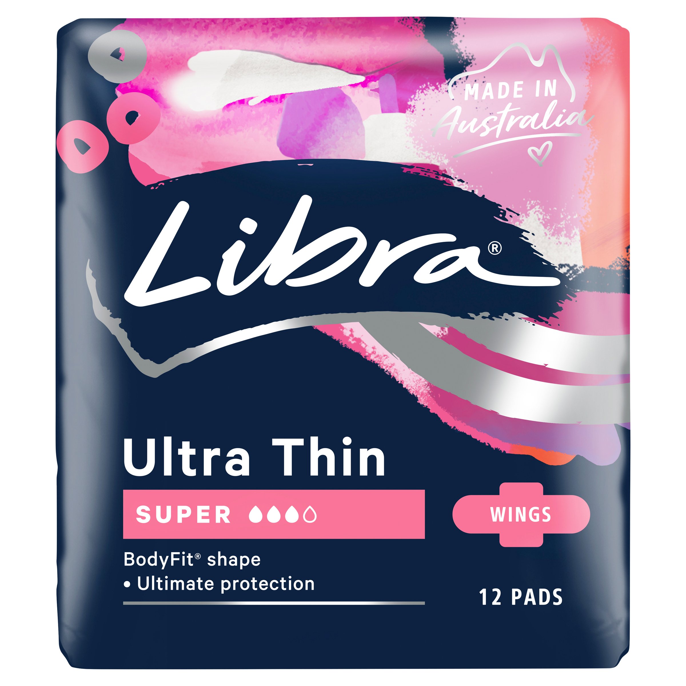 Libra Pads Ultra Thin Wings Super 12 pack - Image 1