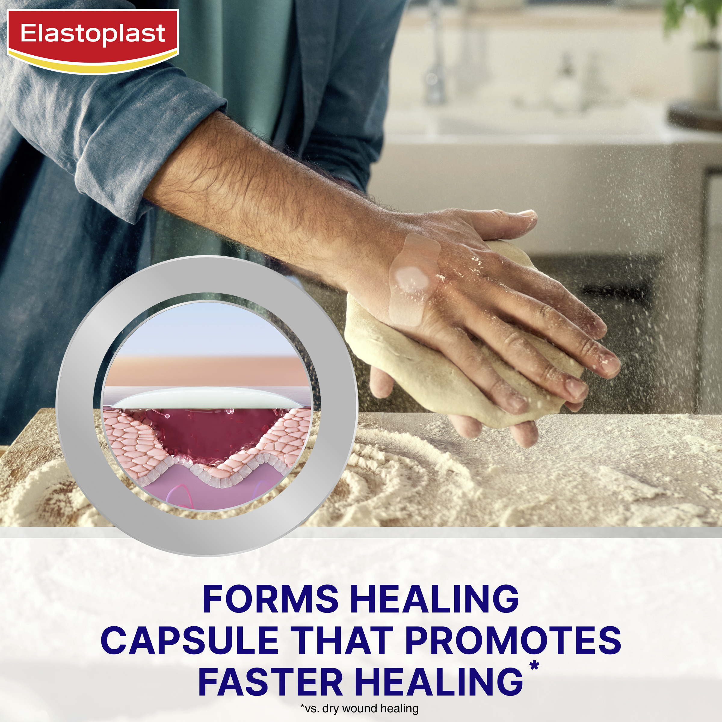 Elastoplast Second Skin Protection XL Dressing 3 strips - Image 5