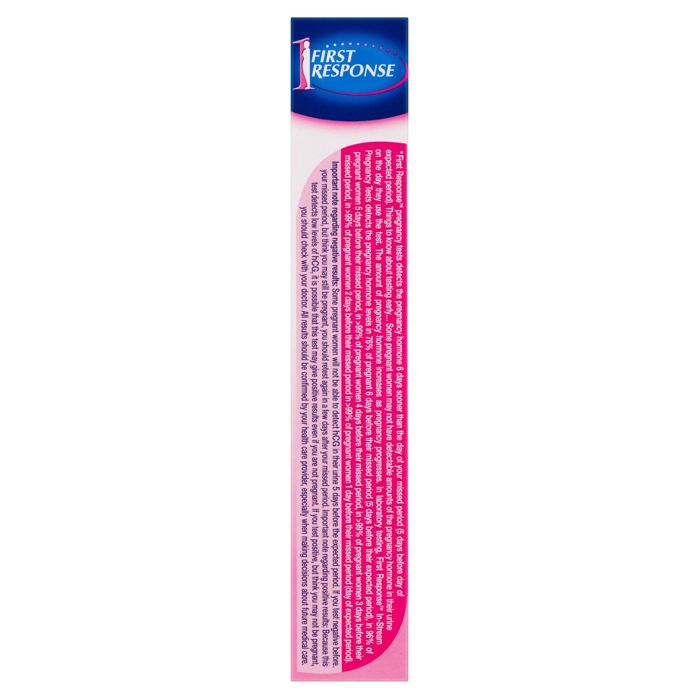First Response Pregnancy Test 6 Plus 1 Instream Value Pack 1 each - Image 4