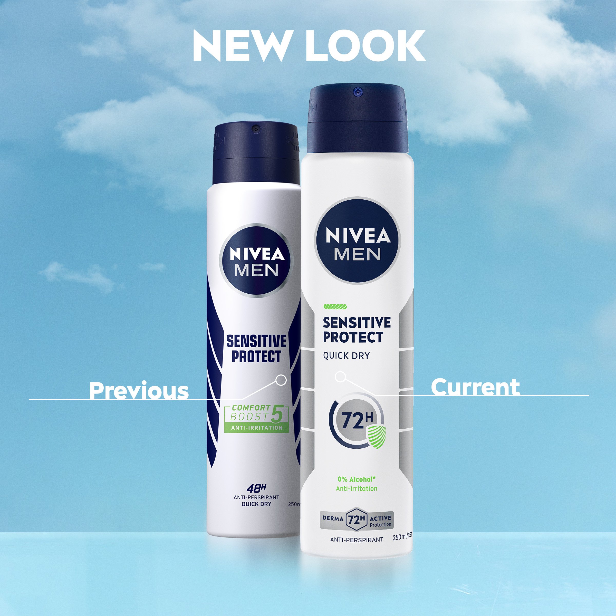 Nivea Men Deodorant Sensitive Protect Anti-Perspirant 250ml - Image 4