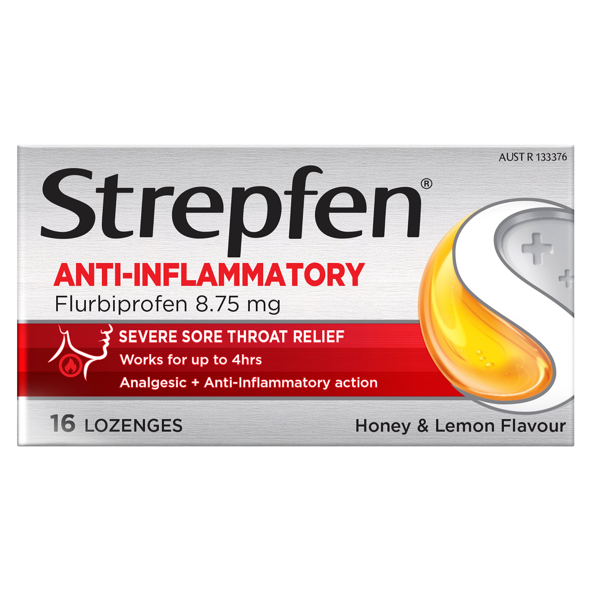 Strepfen Intensive Honey & Lemon 16 lozenges - Image 1