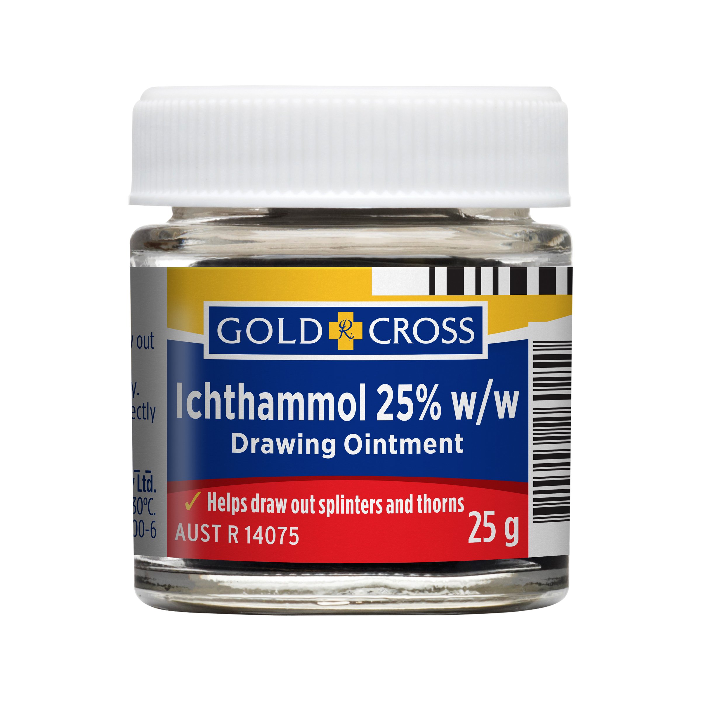 Gold Cross Ichthammol Oitment 25% - 25g - Image 1