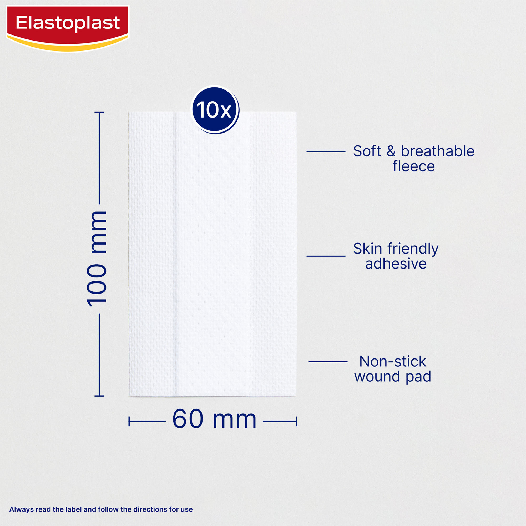 Elastoplast Sensitive Dressing Lengths 1m X 6cm - 10 pack - Image 10