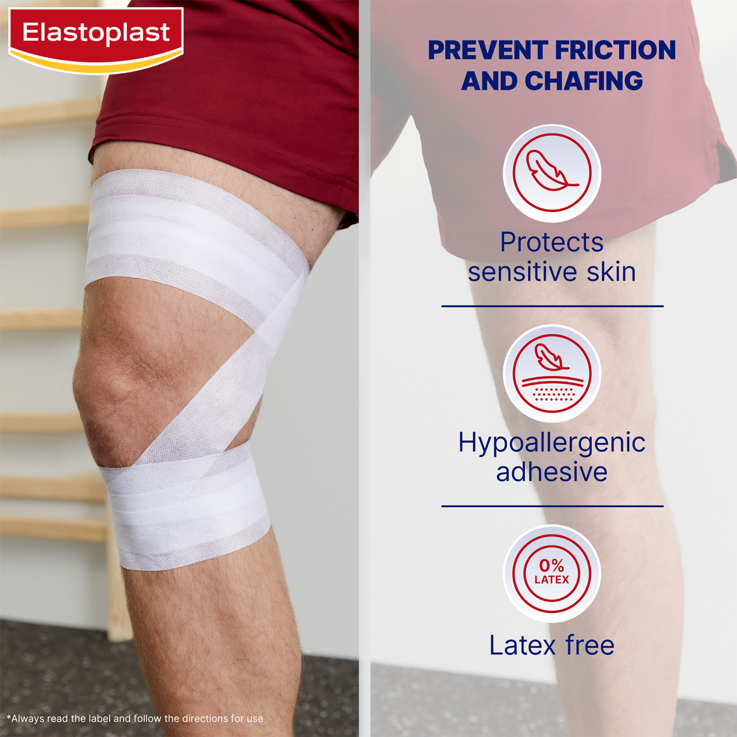 Elastoplast Sport Elastowrap 5cm X 10m - 1 roll - Image 8