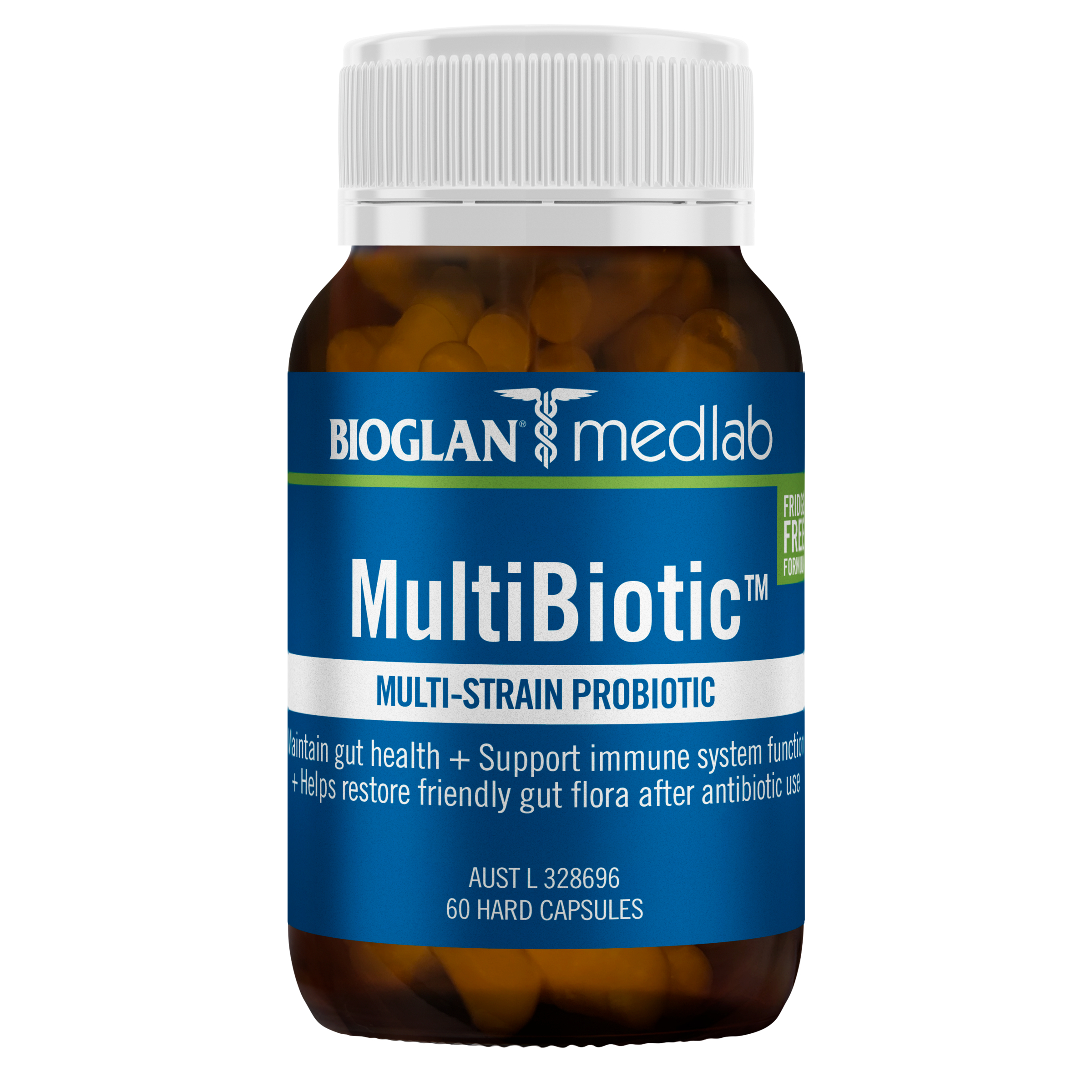 Bioglan Medlab MultiBiotic 60 capsules - Image 1