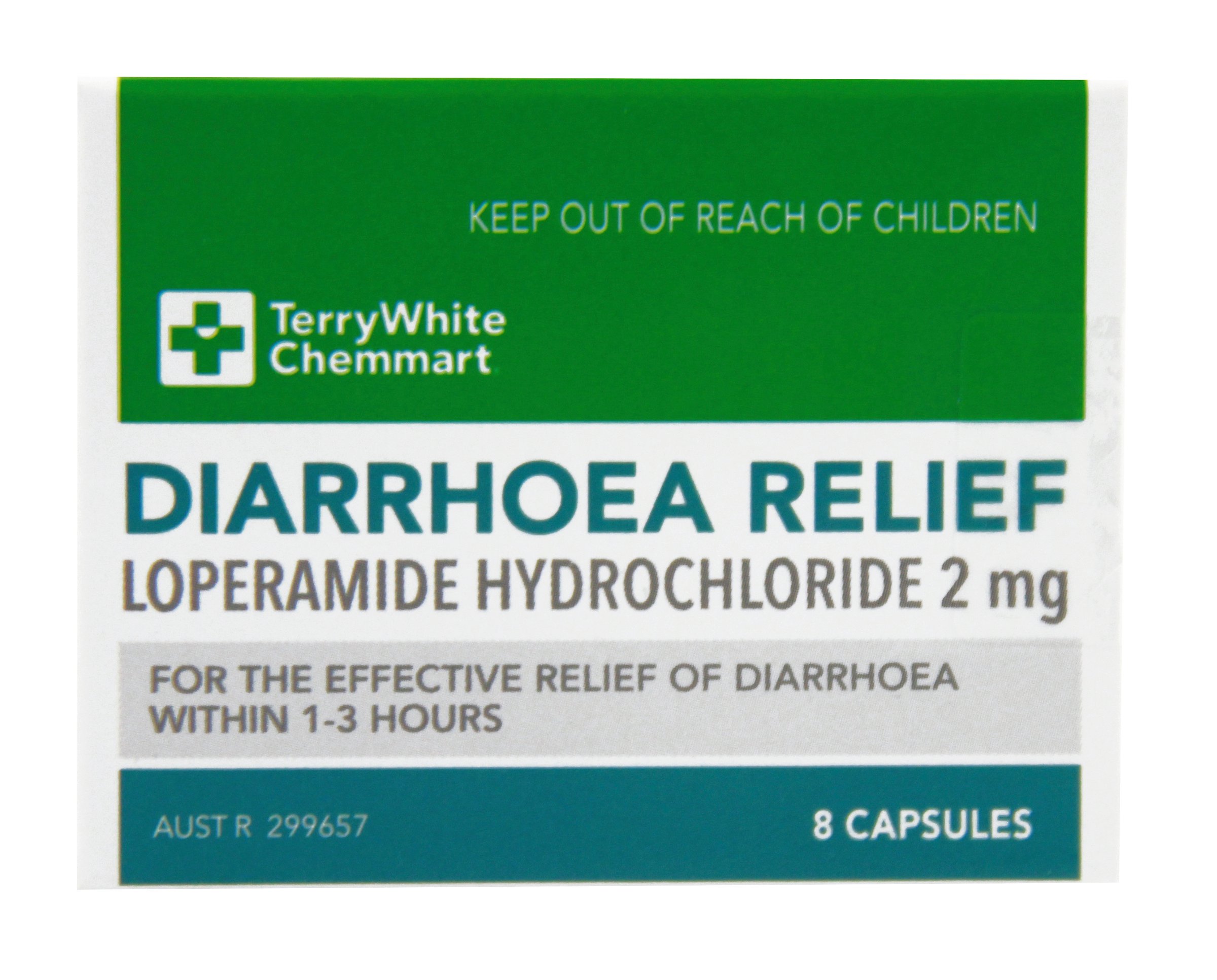 TerryWhite Chemmart Diarrhoea Relief 8 capsules - Image 2