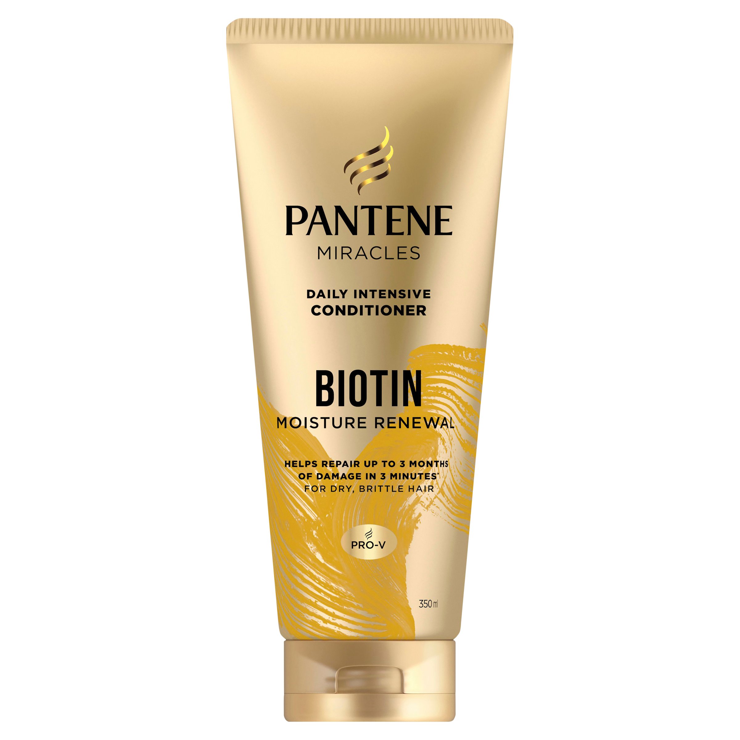 Pantene 3 Minute Miracle Biotin Daily Moisture Renew Conditioner 350ml - Image 1