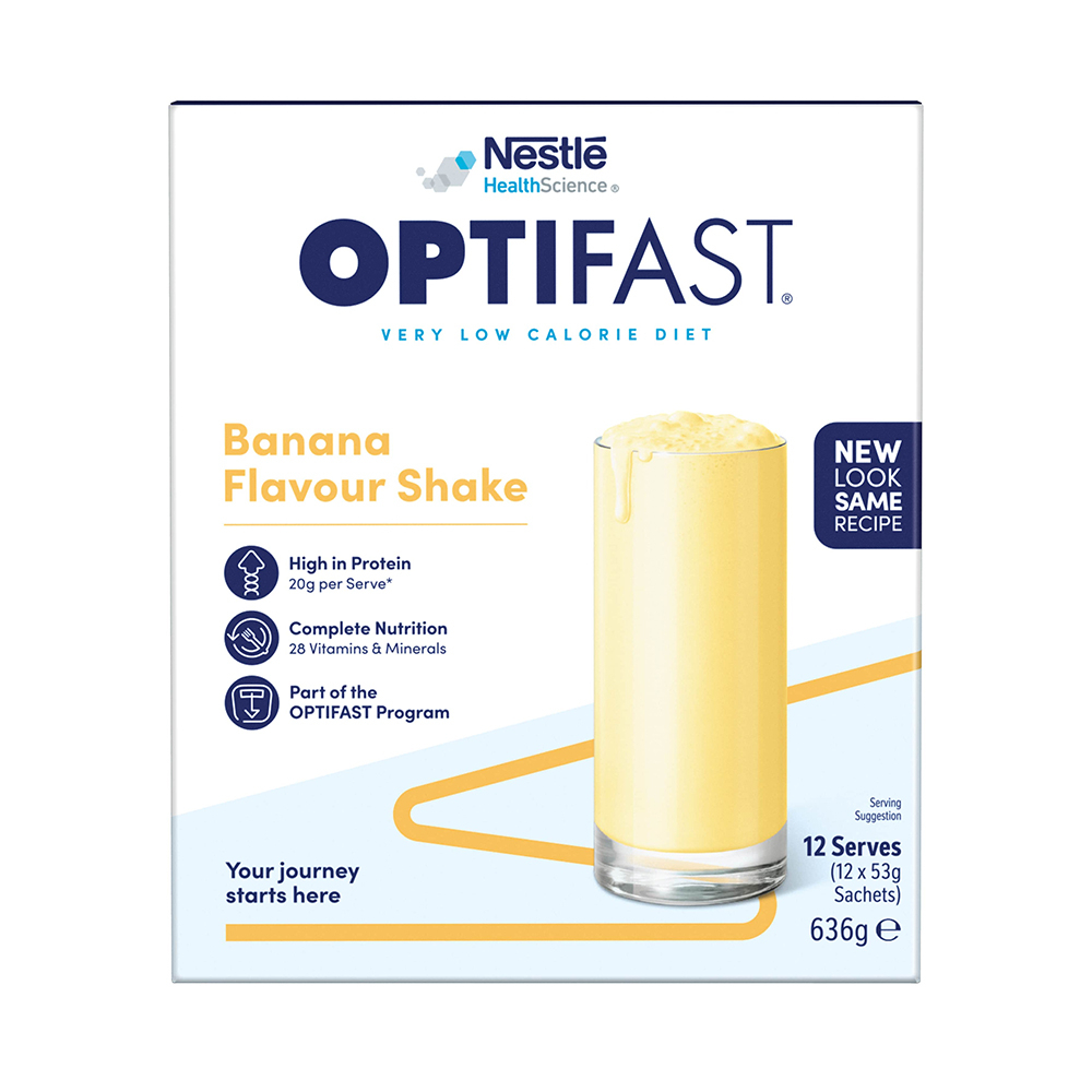 Optifast VLCD Shake Banana 12 pack - Image 1
