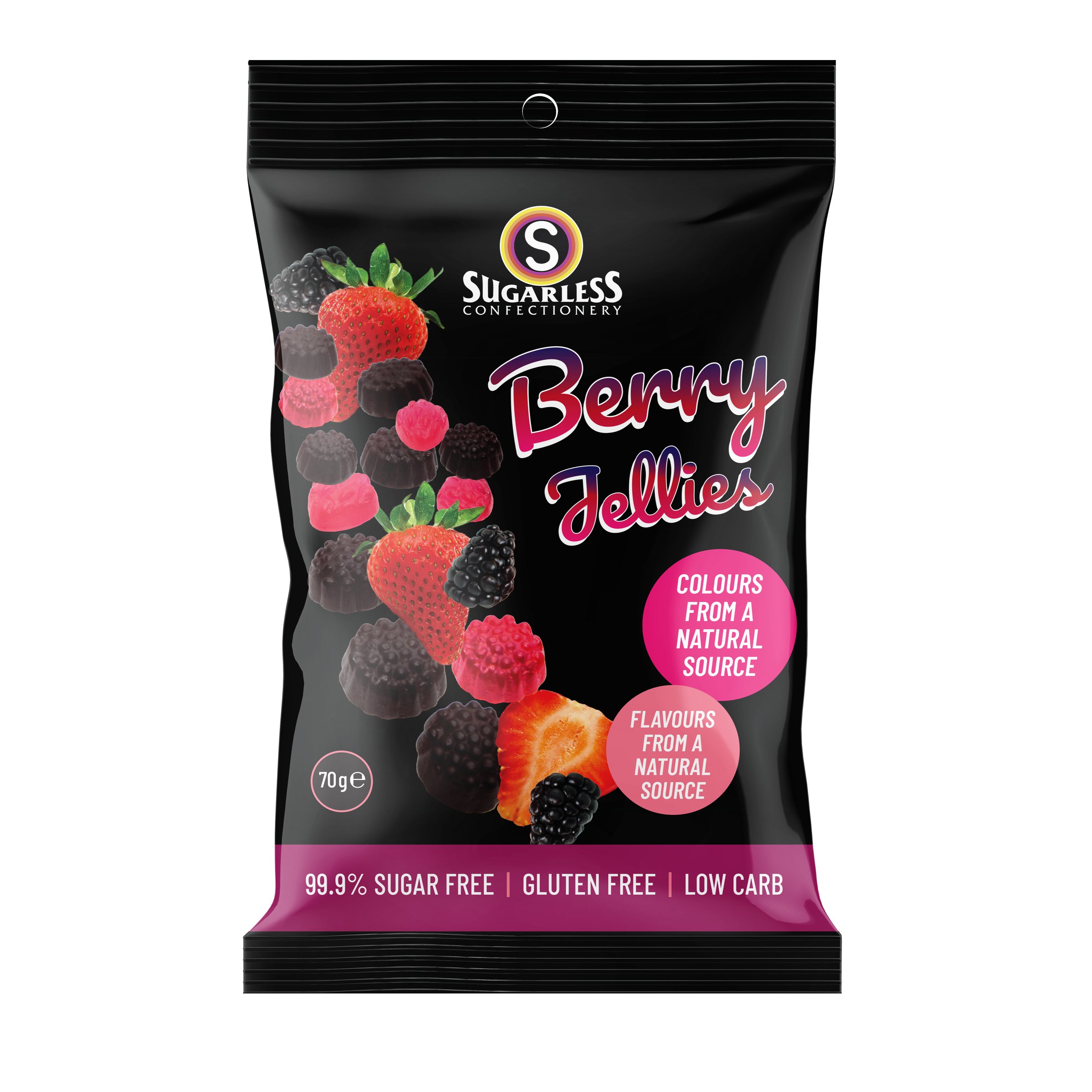 Sugarless Wild Berry Jellies 70g - Image 1