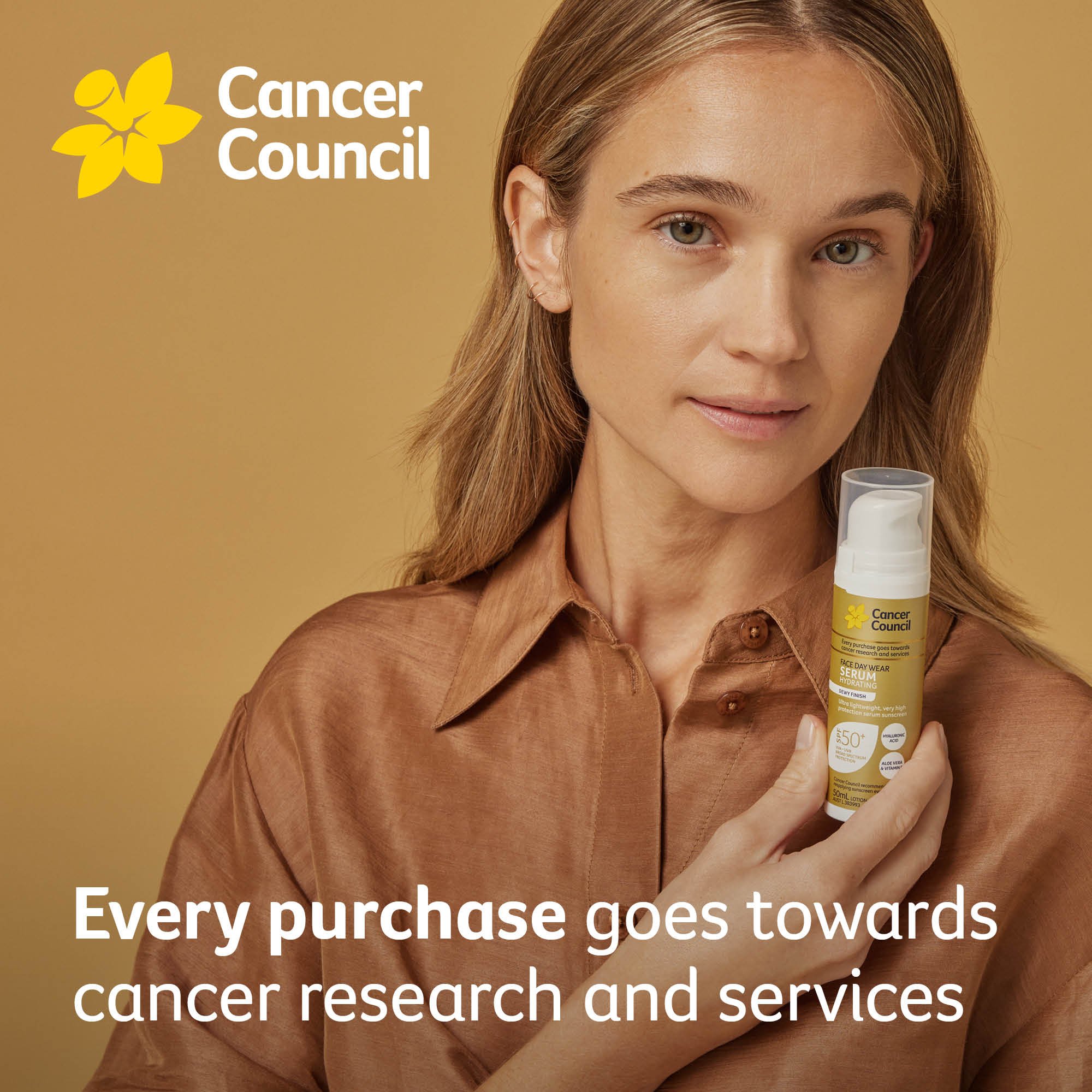 Cancer Council Face Day Wear Serum SPF50+ 50ml - Image 4