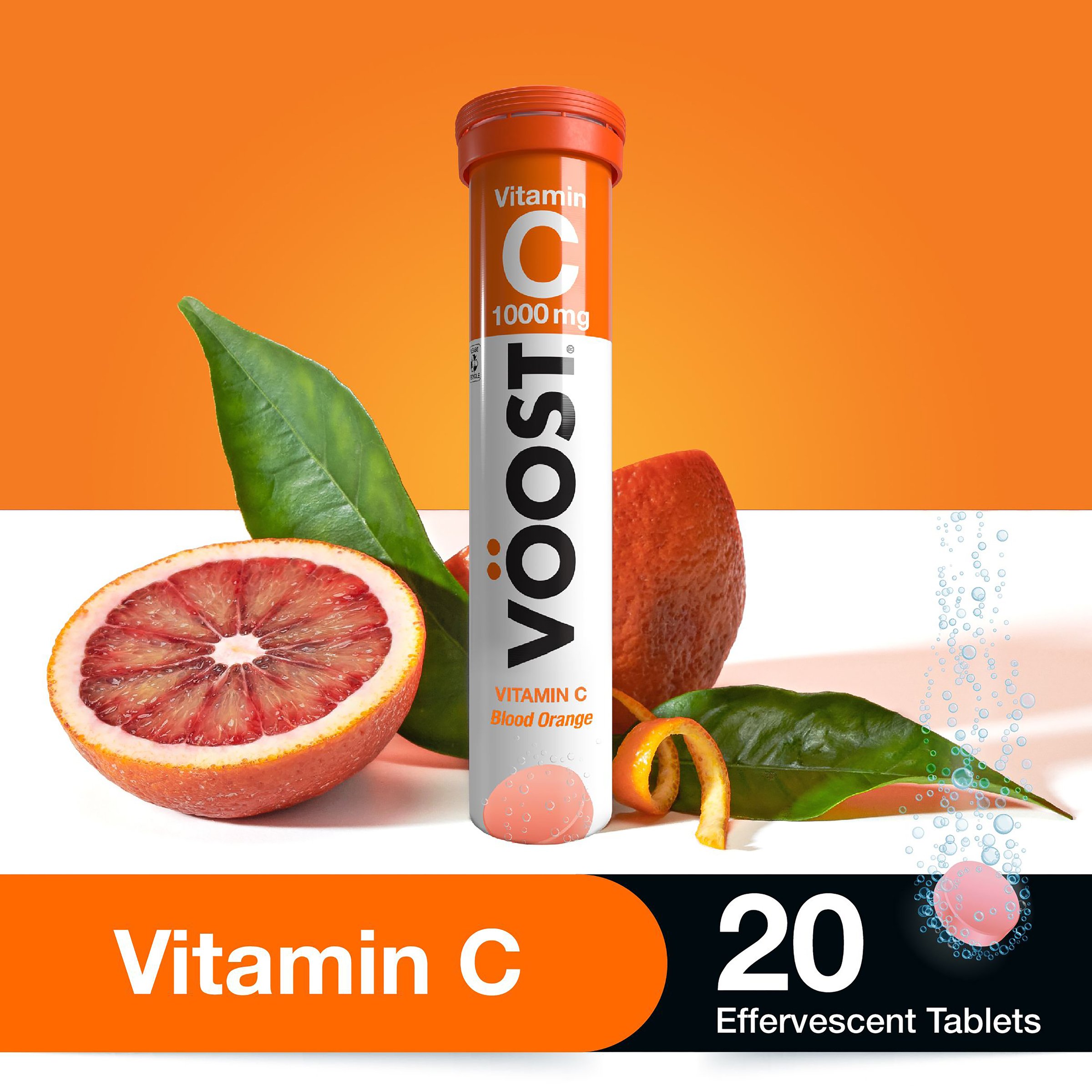 Voost Vitamin C Blood Orange Effervescent 20 tablets - Image 4