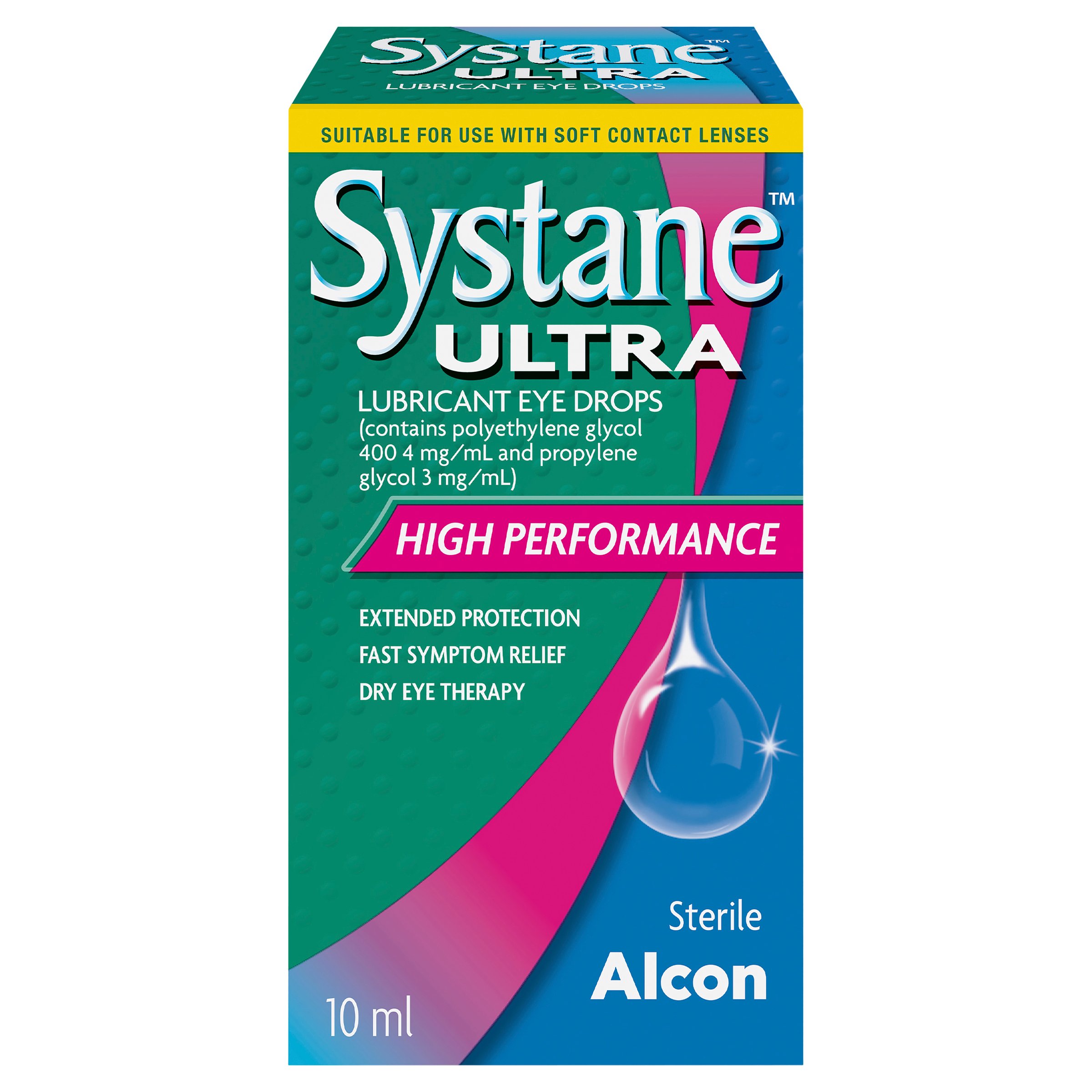 Systane Ultra Lubricant Eye Drops 10ml - Image 1