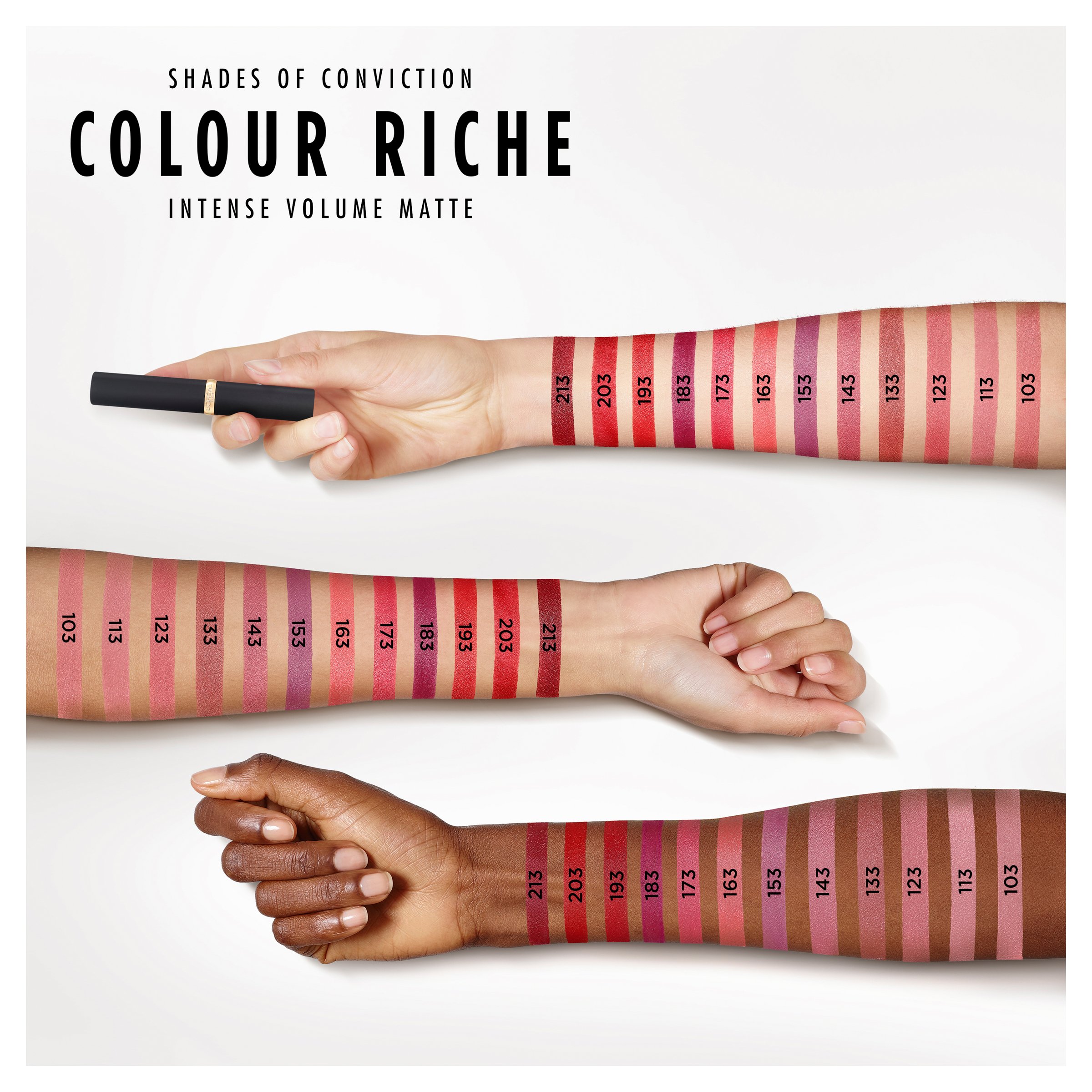L'Oreal Paris Color Riche Intense Volume Matt 633 Rosy Confident 1 each - Image 2