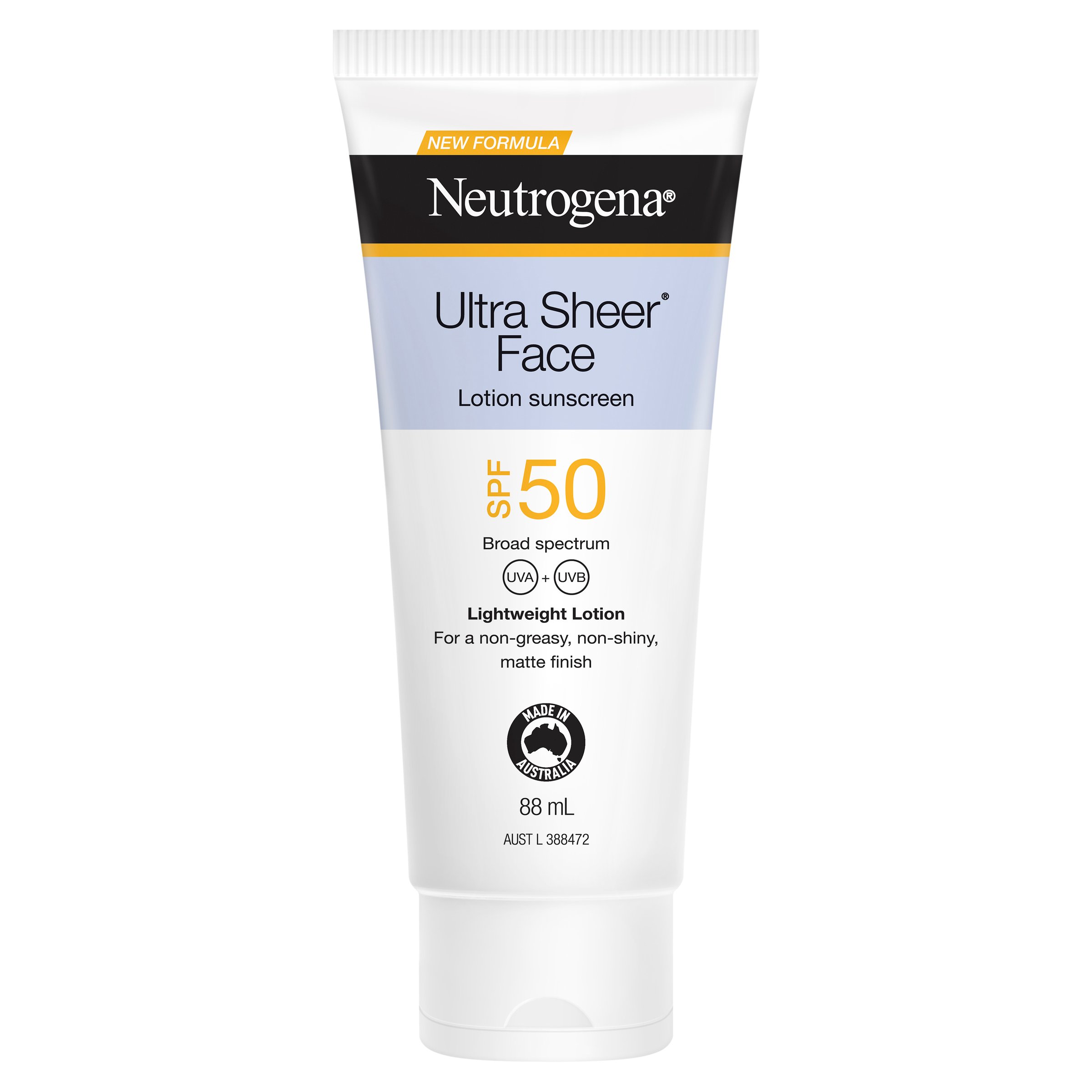 Neutrogena Ultra Sheer Face Lotion SPF 50 - 88ml - Image 1
