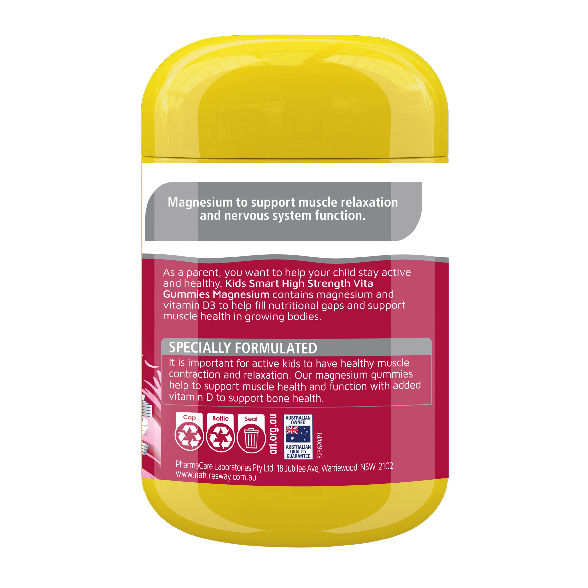 Nature's Way Kids Smart High Strength Vita Gummies Magnesium 50 pastilles - Image 3