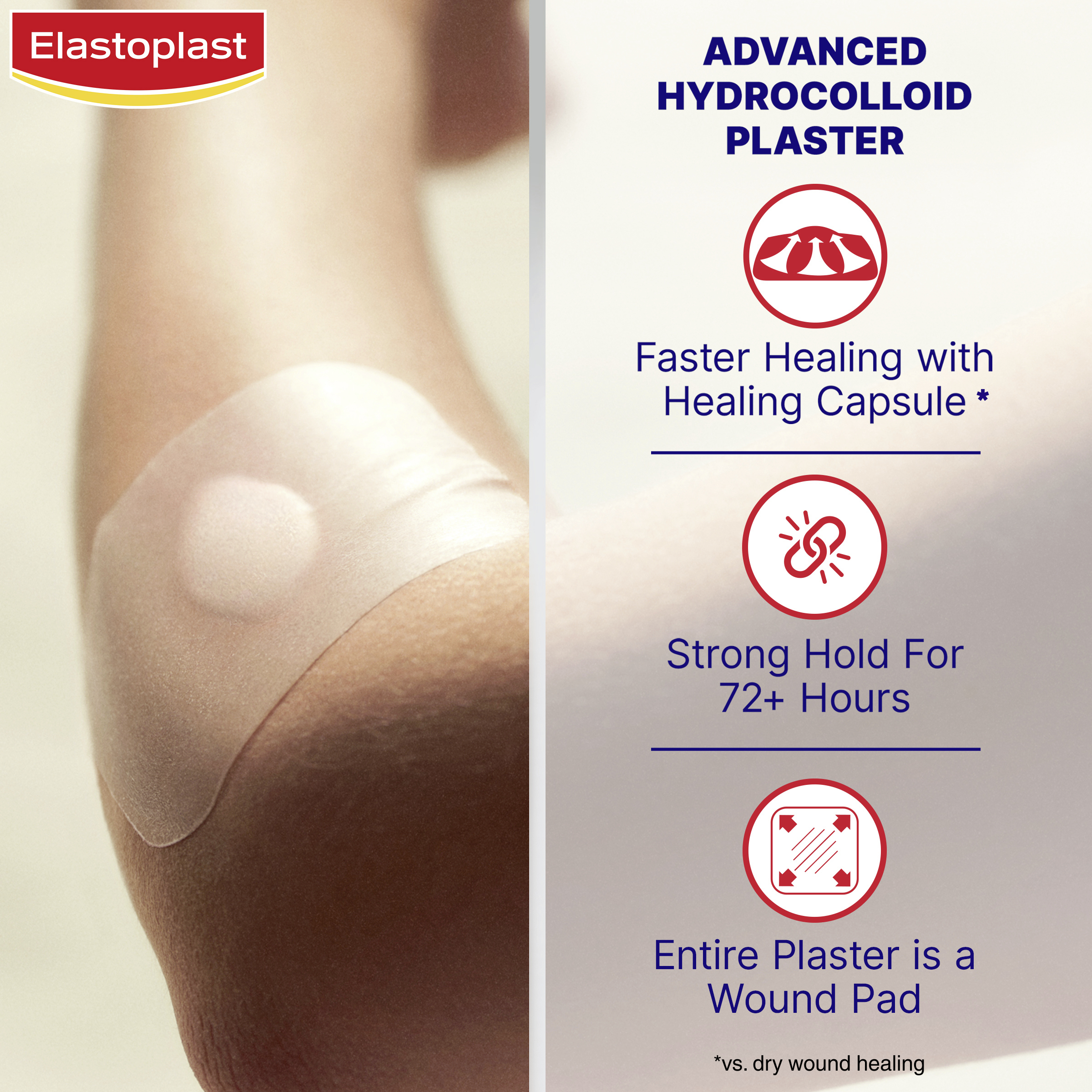 Elastoplast Second Skin Protection XL Dressing 3 strips - Image 9