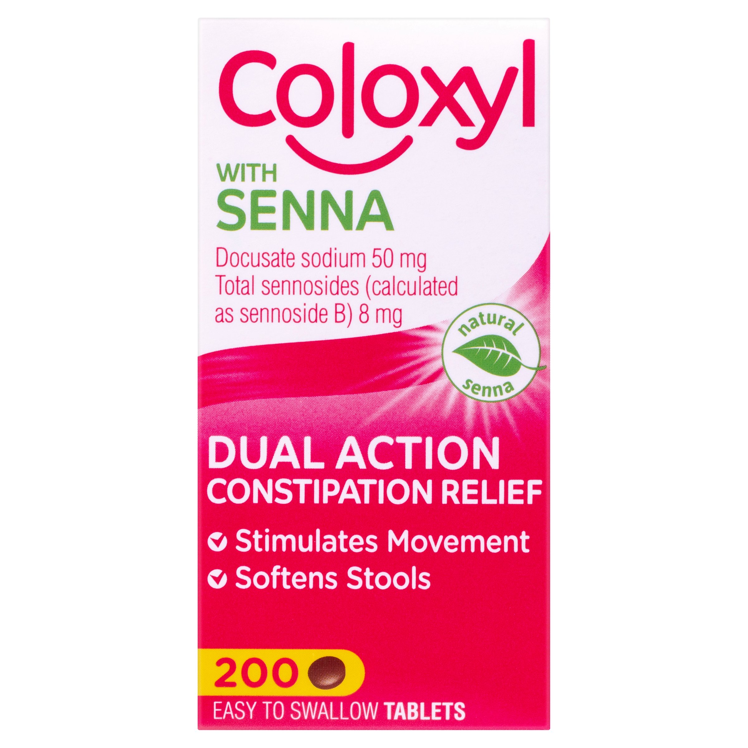 Coloxyl With Senna 200 tablets - Image 3