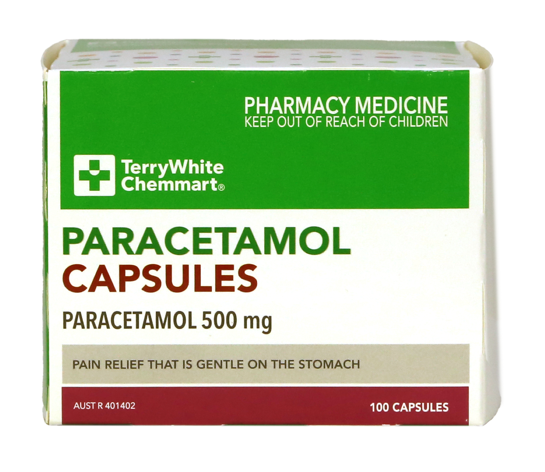 TerryWhite Chemmart Paracetamol 500mg - 100 capsules - Image 2