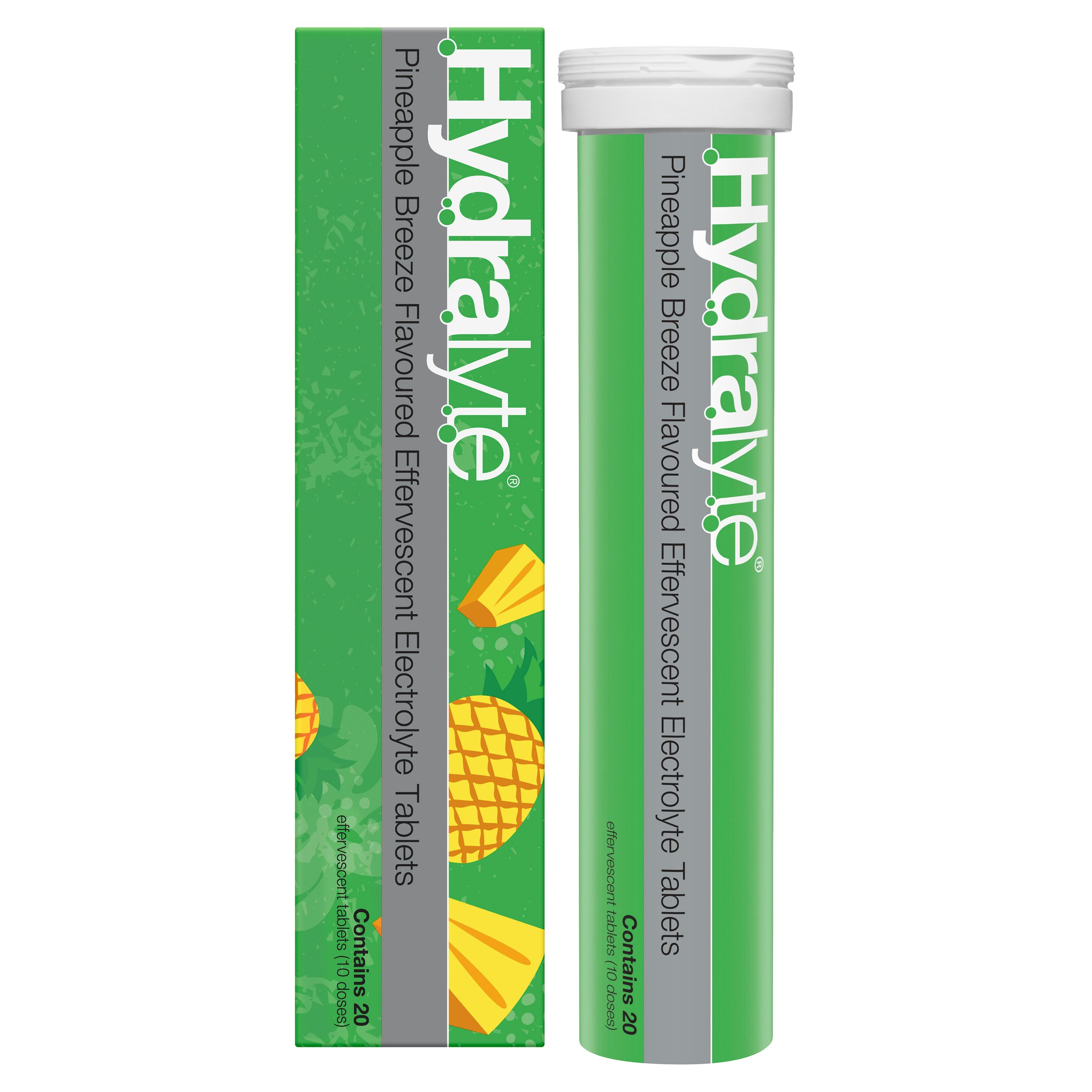 Hydralyte Effervescent Pineapple Breeze 20 tablets - Image 9