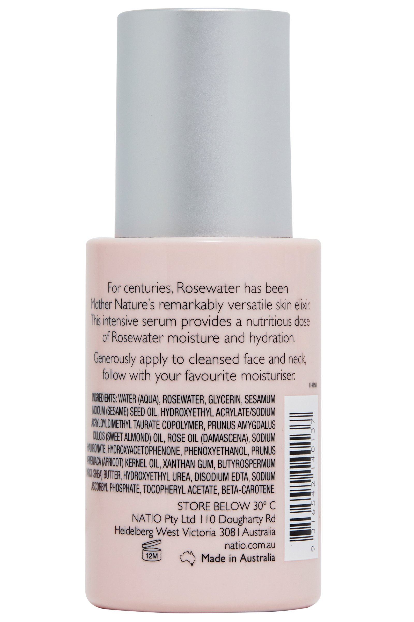 Natio Rosewater Hydration Antioxidant Serum 30ml - Image 2