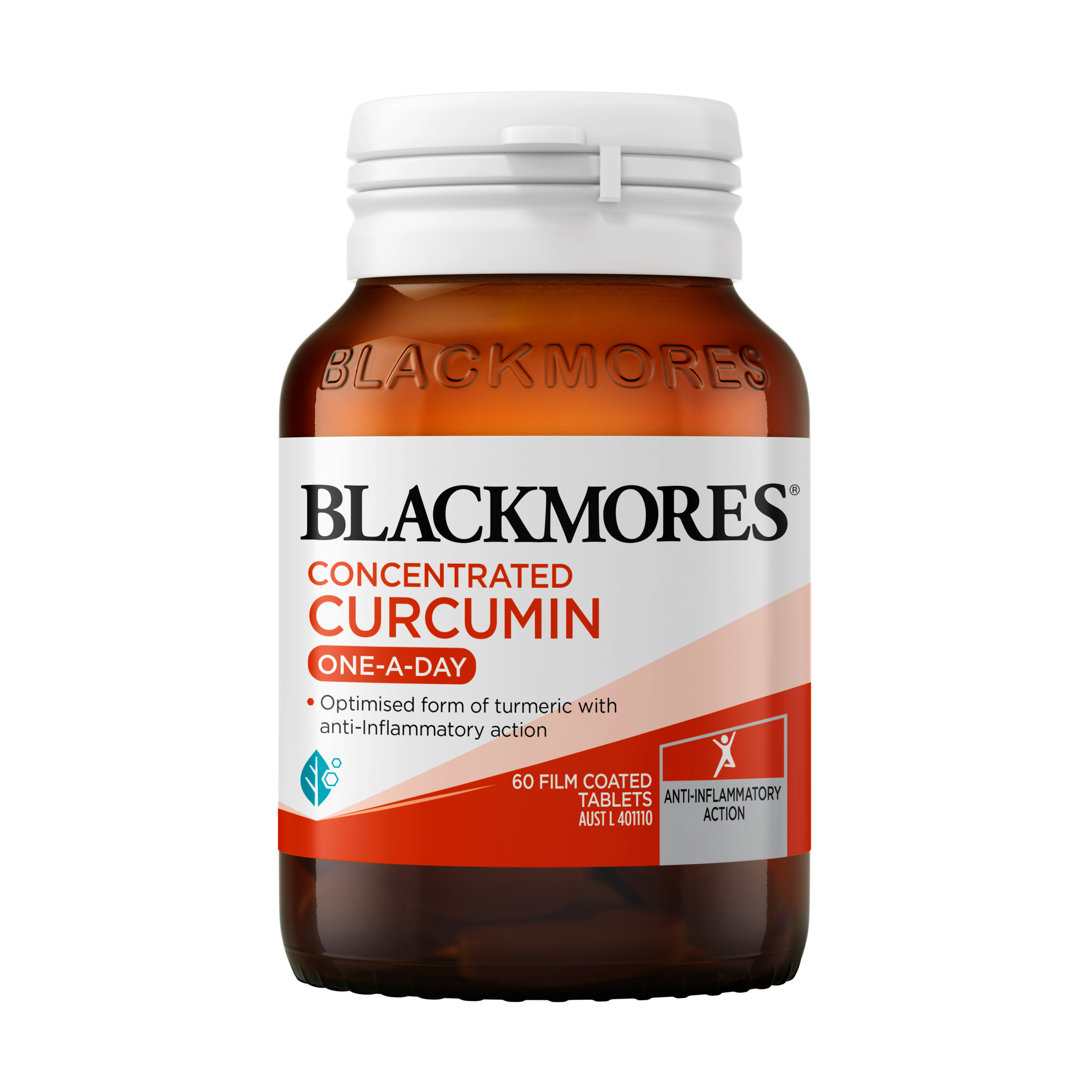 Blackmores Concentrated Curcumin One-A-Day 60 tablets - Image 1