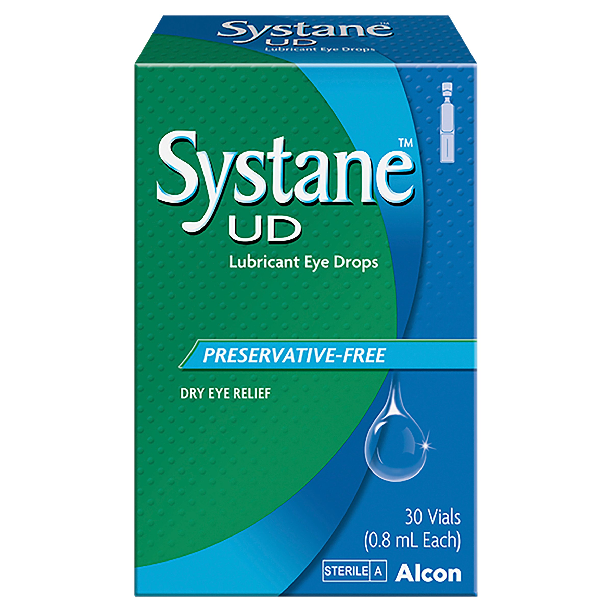 Systane Unit Dose Lubricant Eye Drops 0.8ml - 30 vials - Image 3