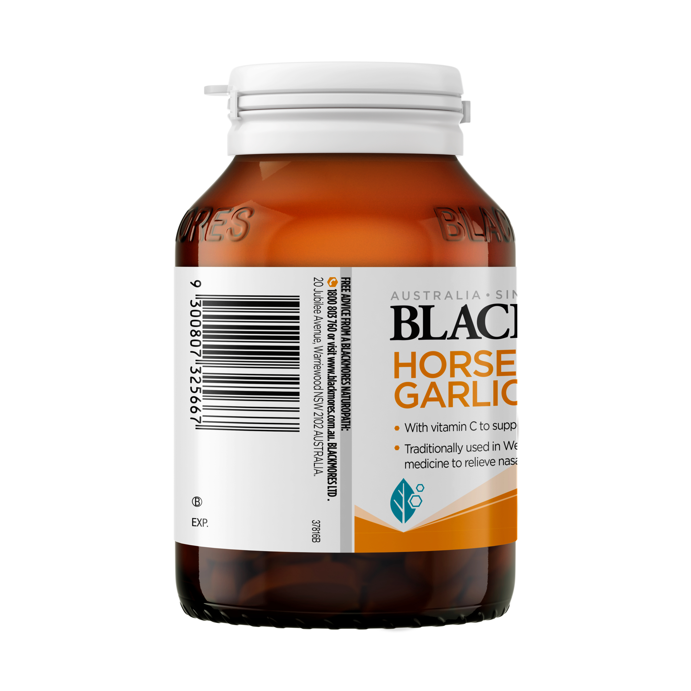 Blackmores Horseradish Garlic + C - 90 tablets - Image 2