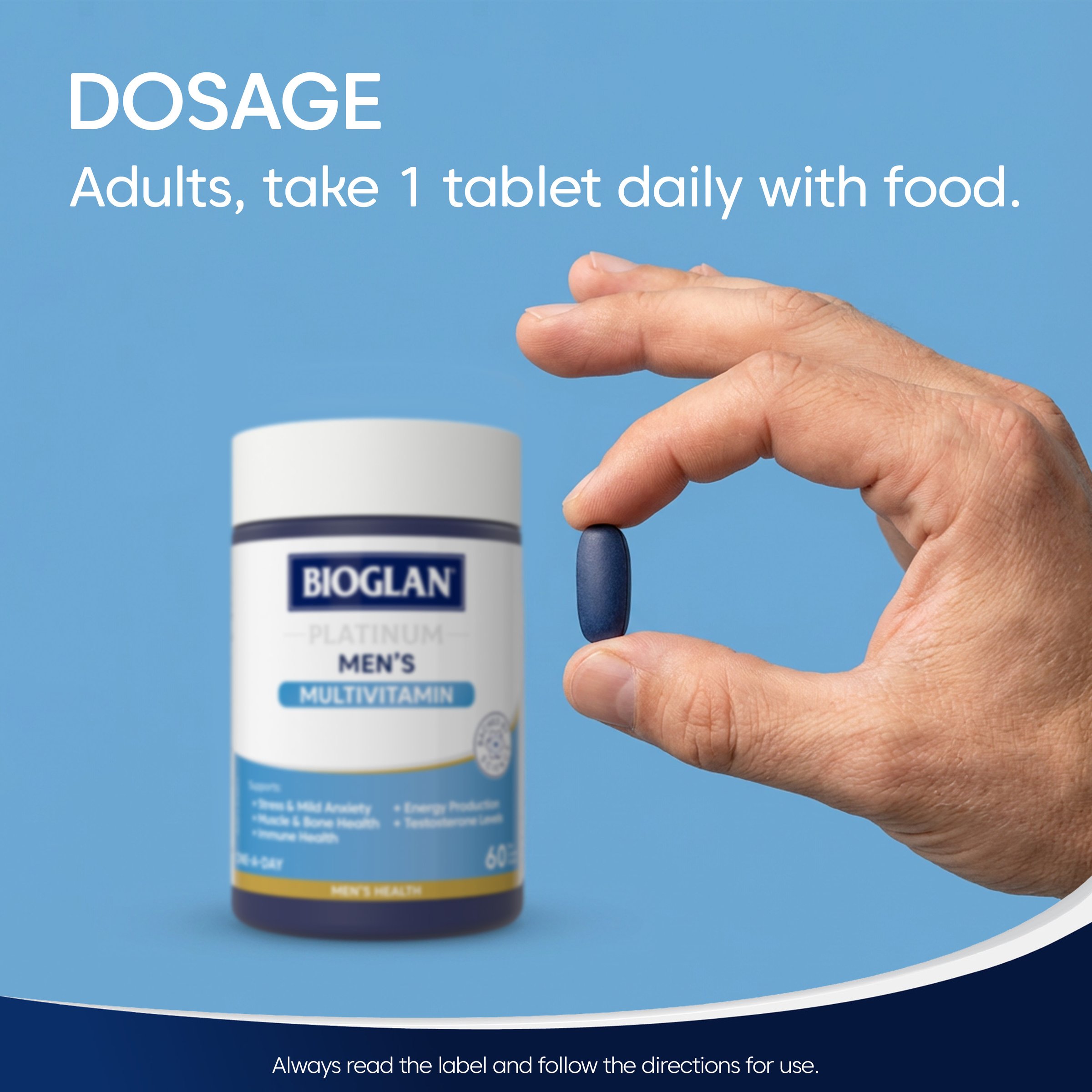 Bioglan Platinum Men's Multivitamin 60 tablets - Image 5