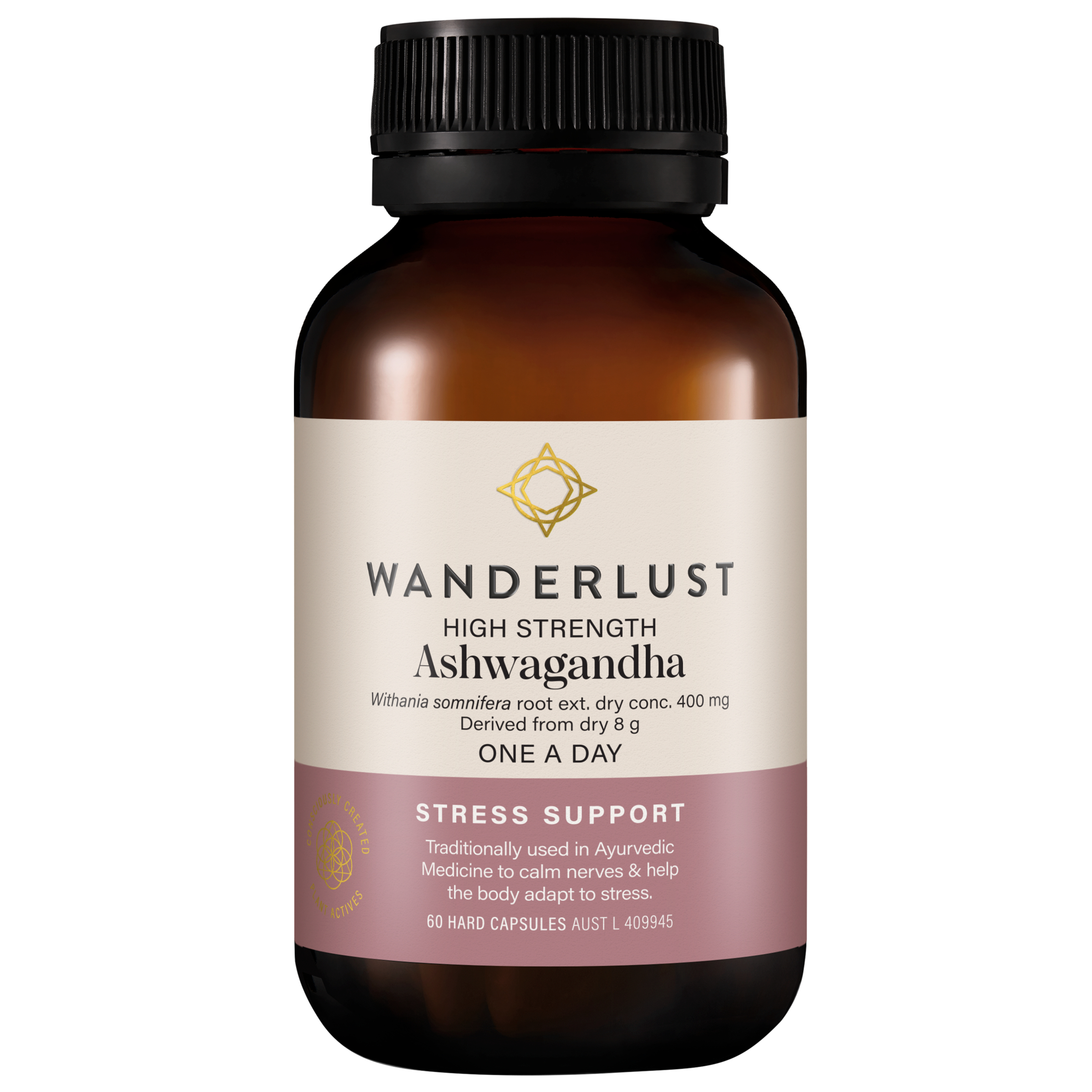 Wanderlust High Strength Ashwagandha 60 capsules - Image 1