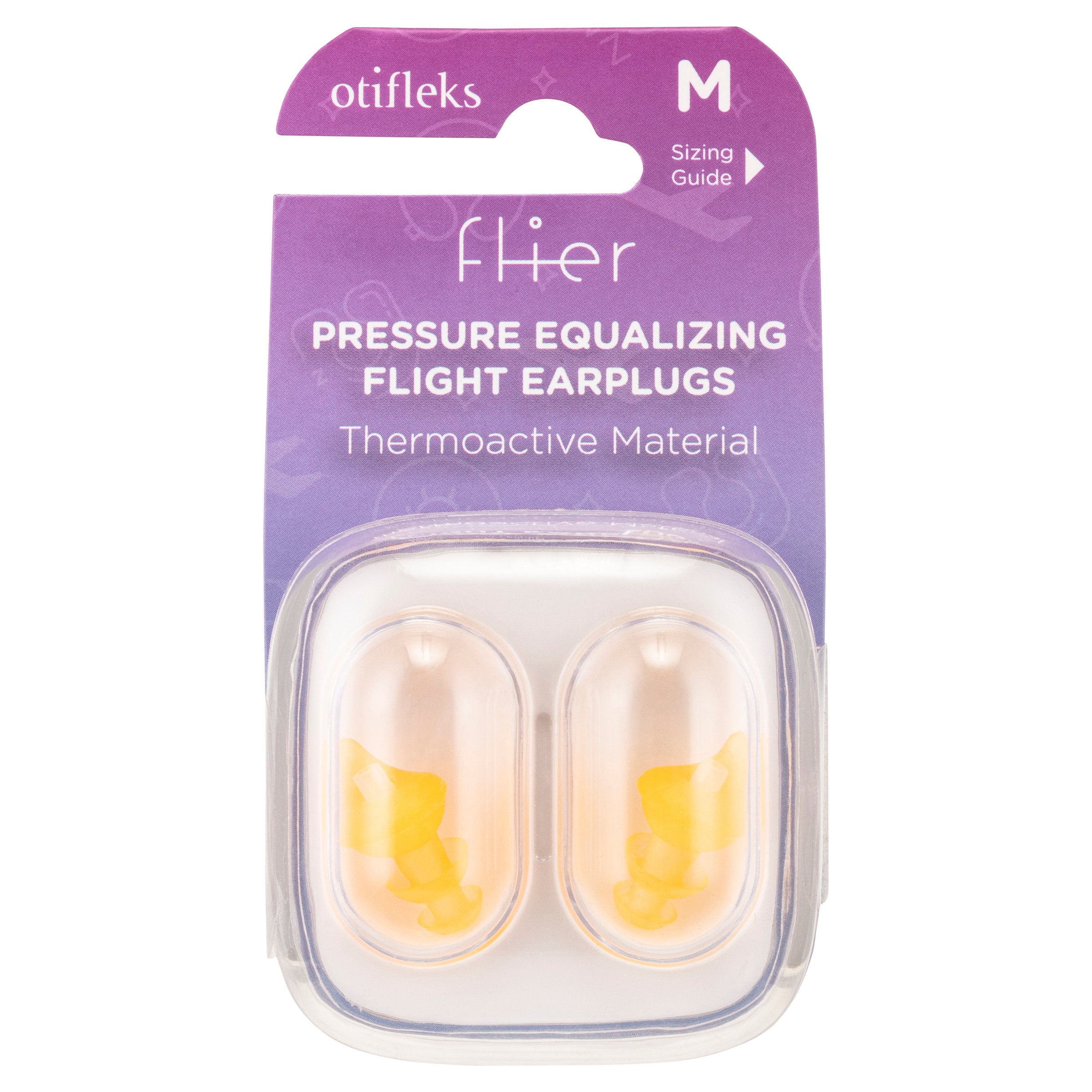 Otifleks Flier Earplugs Medium 1 pair - Image 1