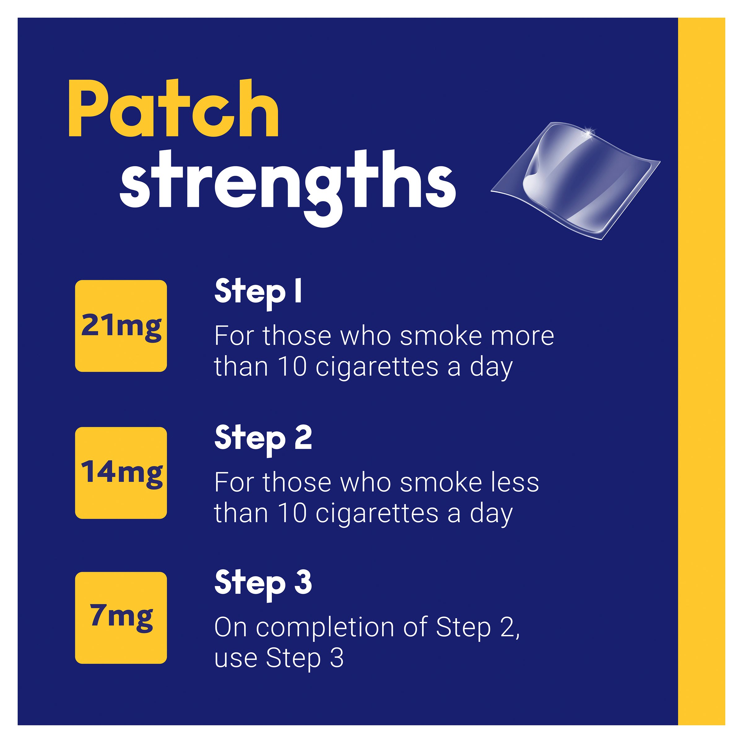 Nicabate Clear Patch 21mg Step 1 - 14 patches - Image 6