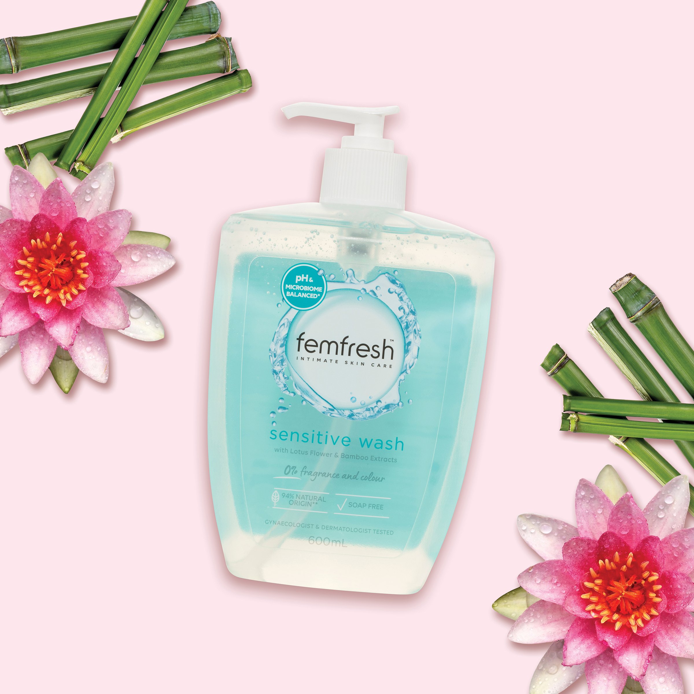 Femfresh Wash Sensitive 600ml - Image 8
