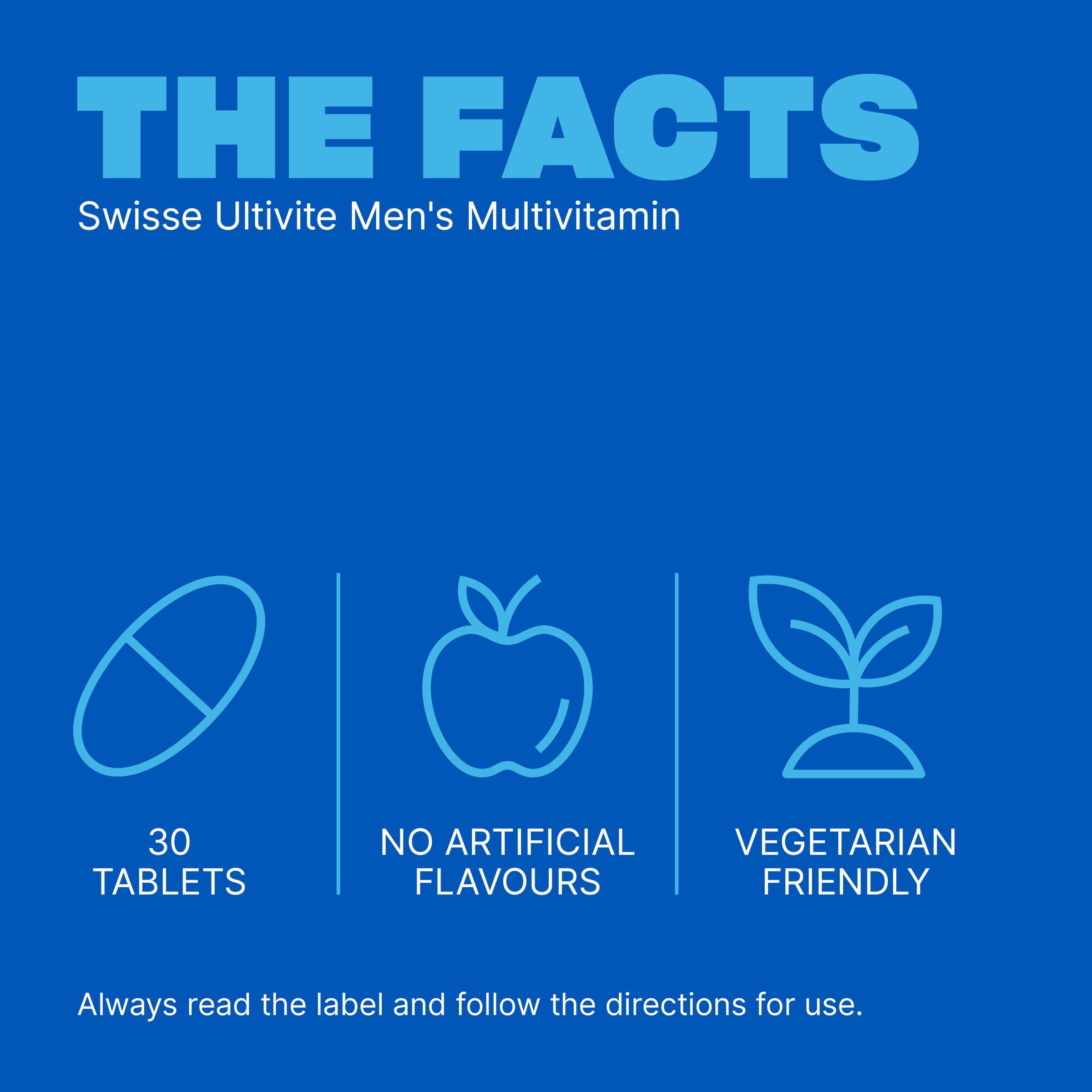 Swisse Ultivite Men's Multivitamin 30 tablets - Image 5