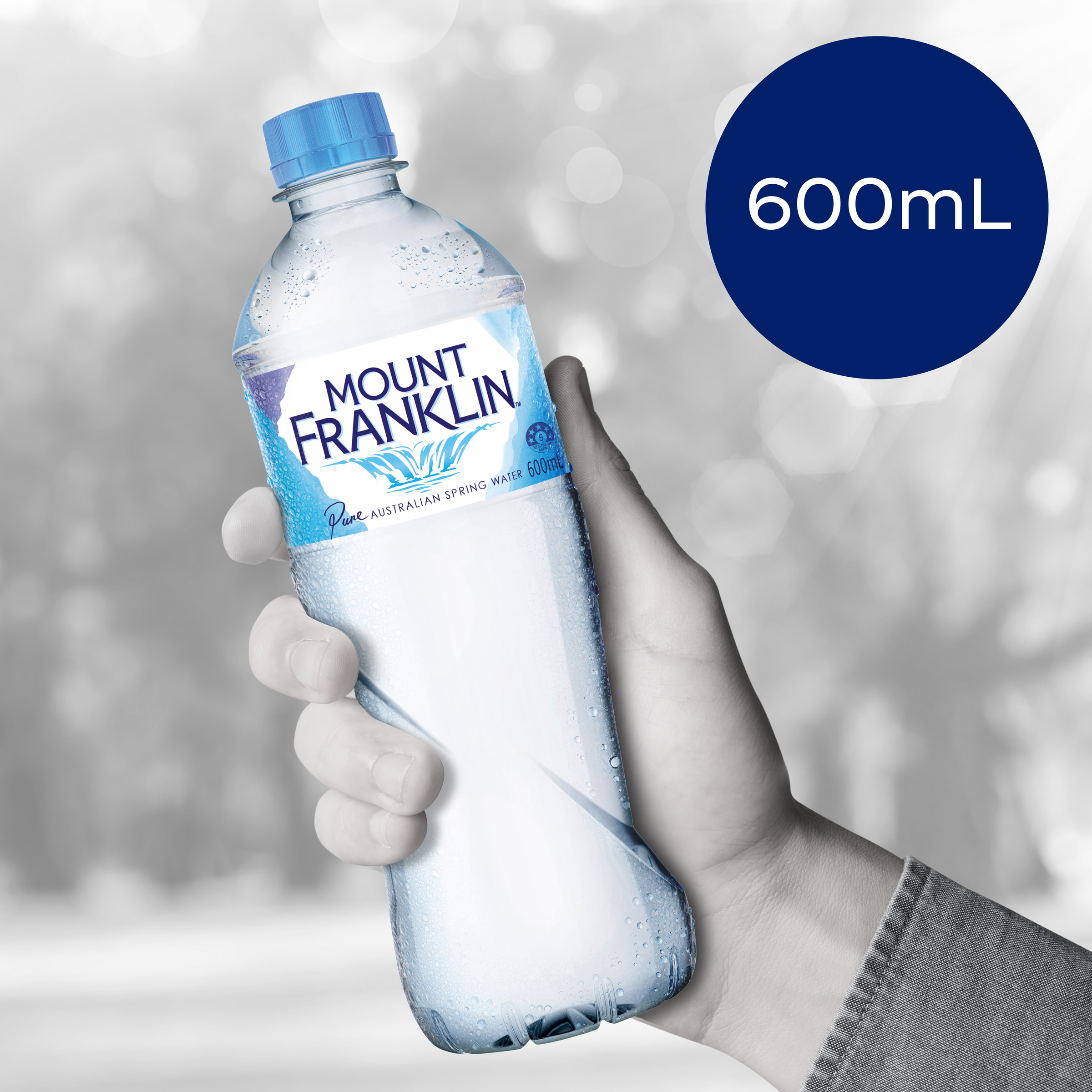 Mount Franklin Natural Spring Water 600ml - Image 2